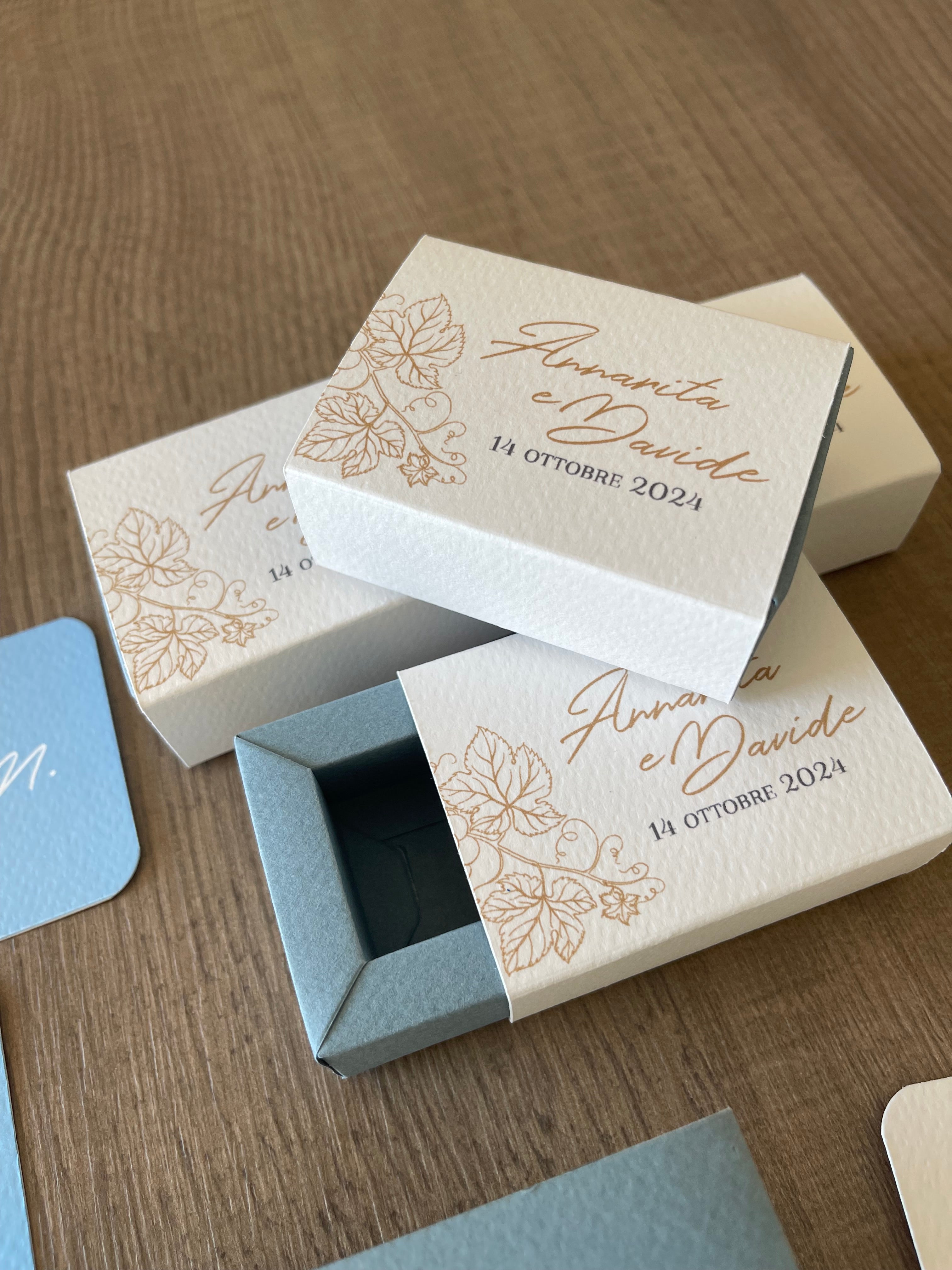 Scatola confetti fiammifero “sogno small”