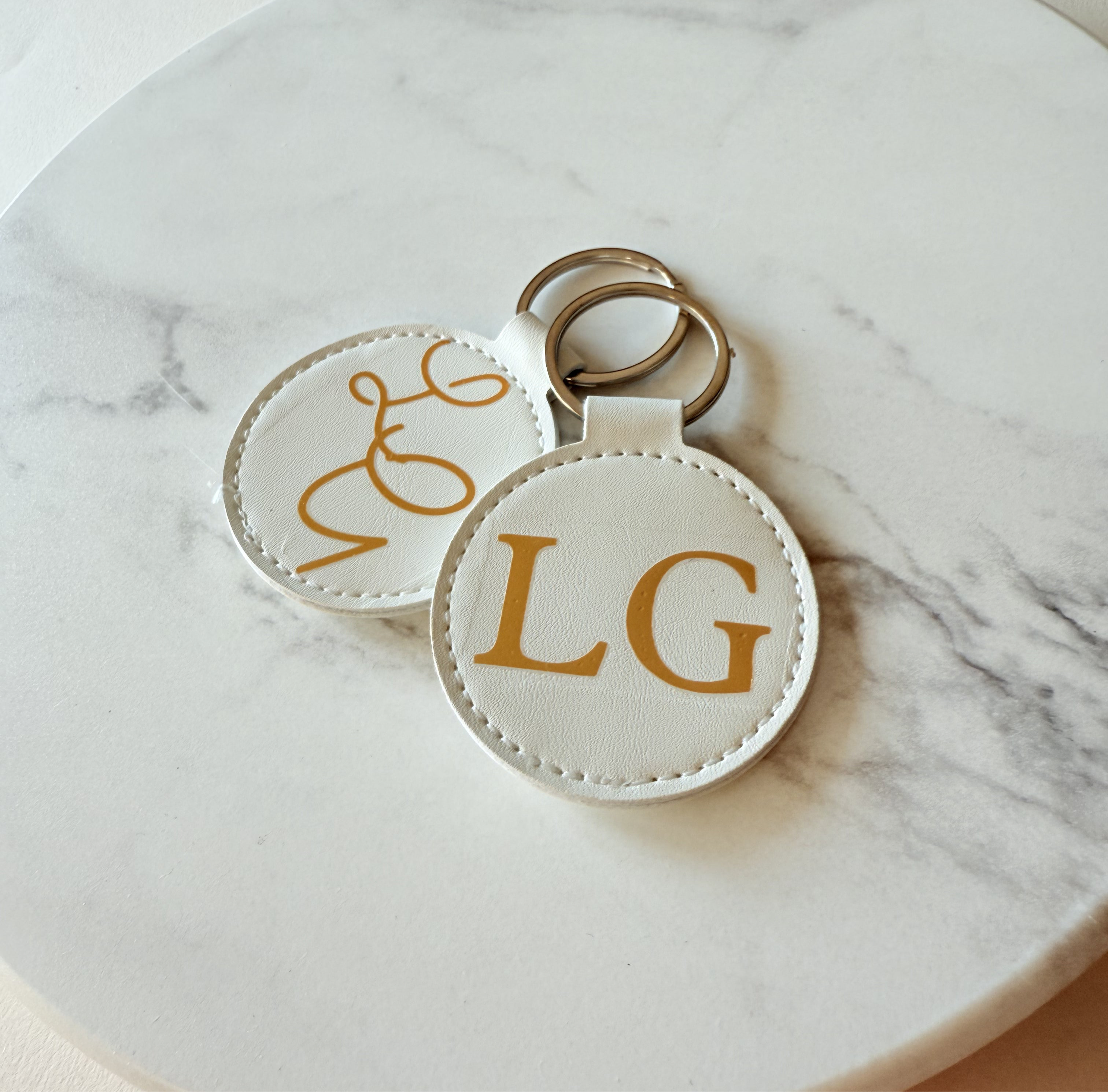 Portachiavi personalizzato con iniziali