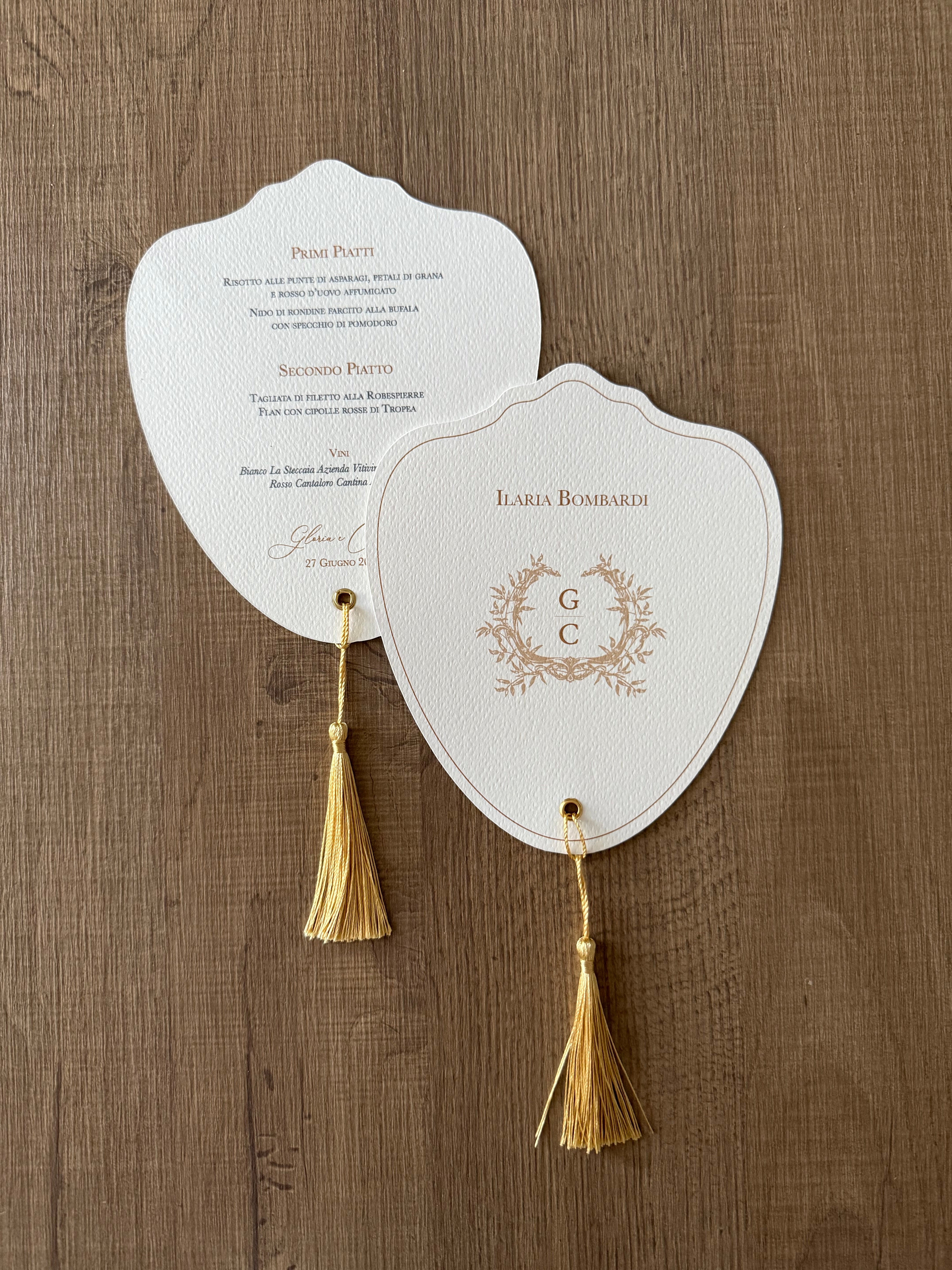 Menu Ventaglio “Soffio d’amore”