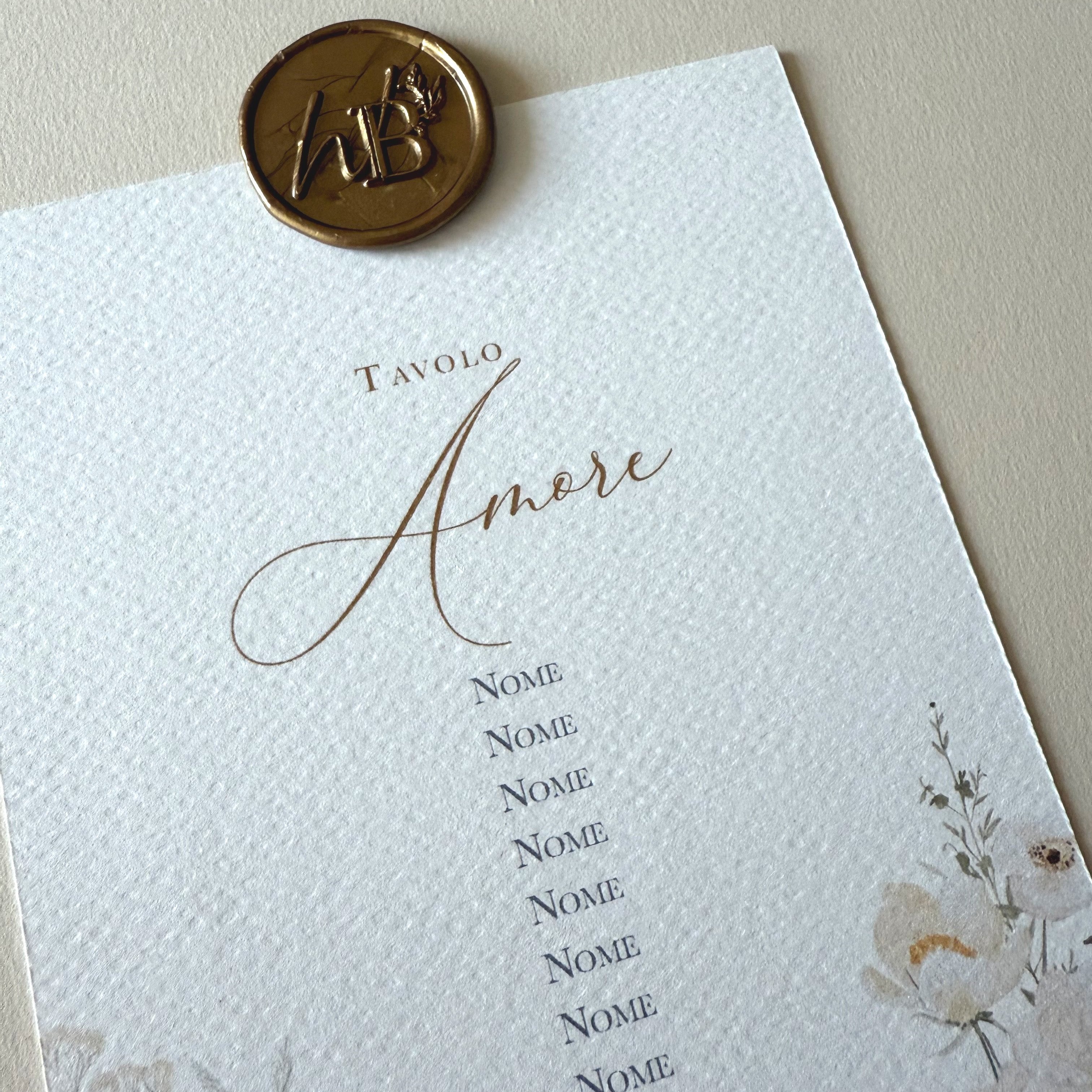 Tableau de mariage con segnatavolo Essentially Boheme