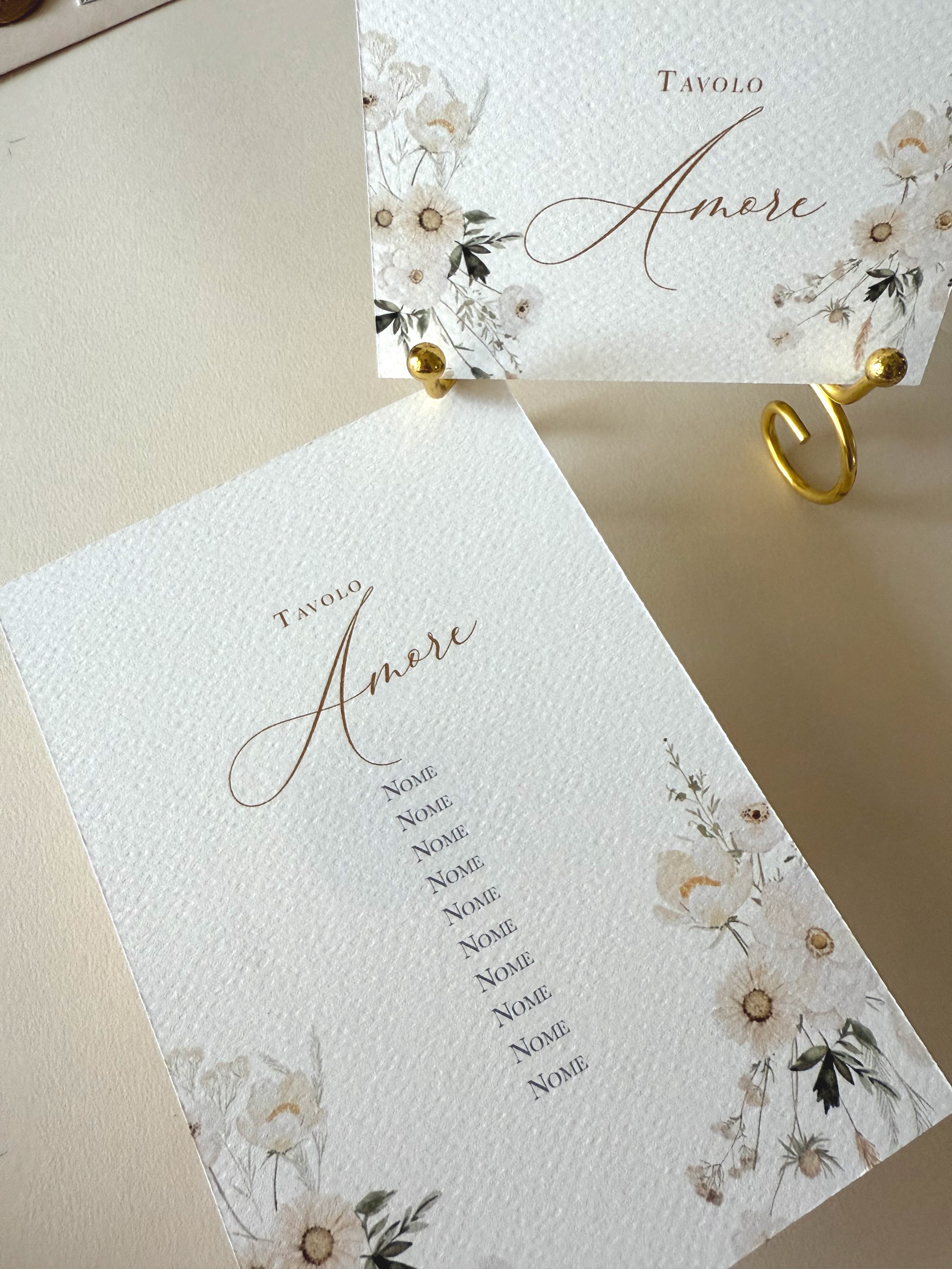 Tableau de mariage con segnatavolo Essentially Boheme