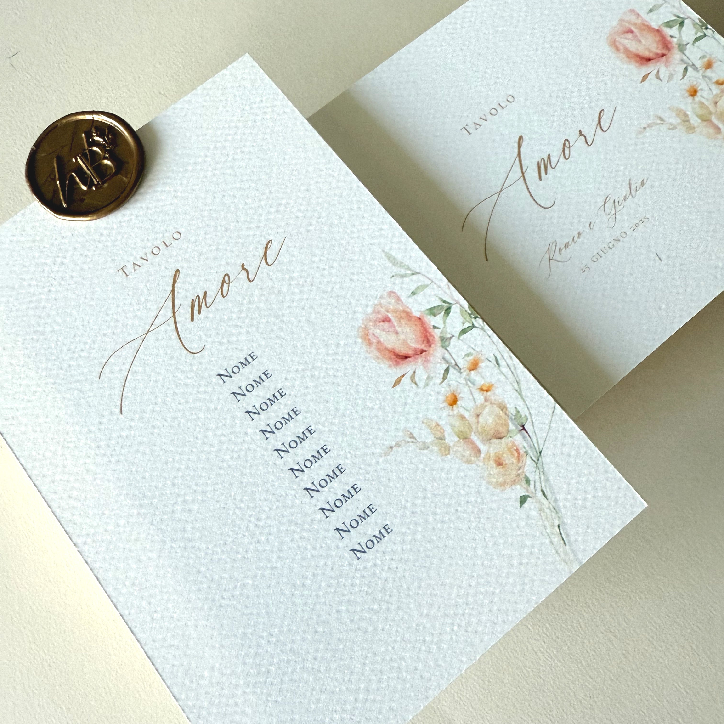 Tableau de mariage con segnatavolo Essentially Desire