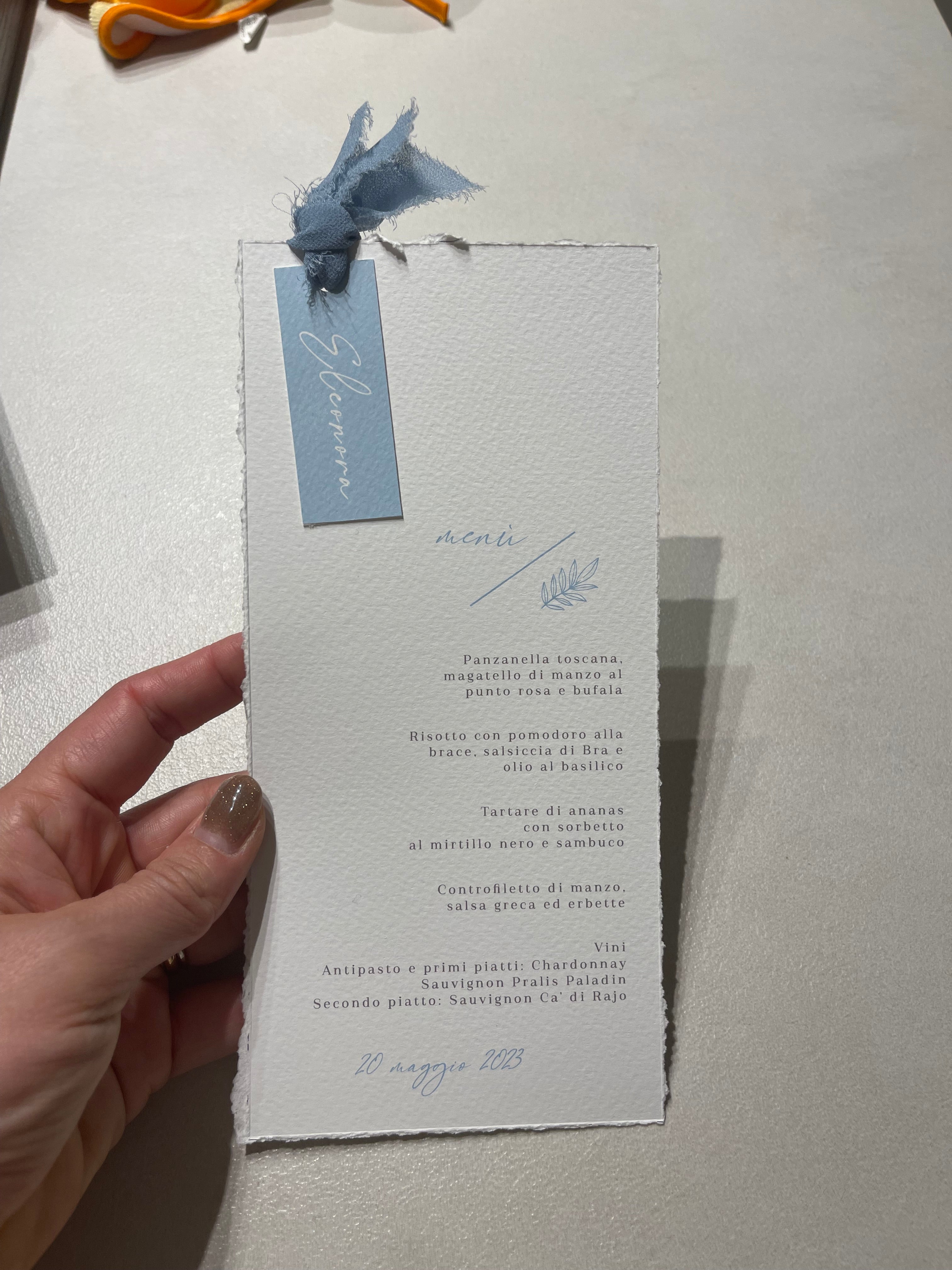 Menù blossom