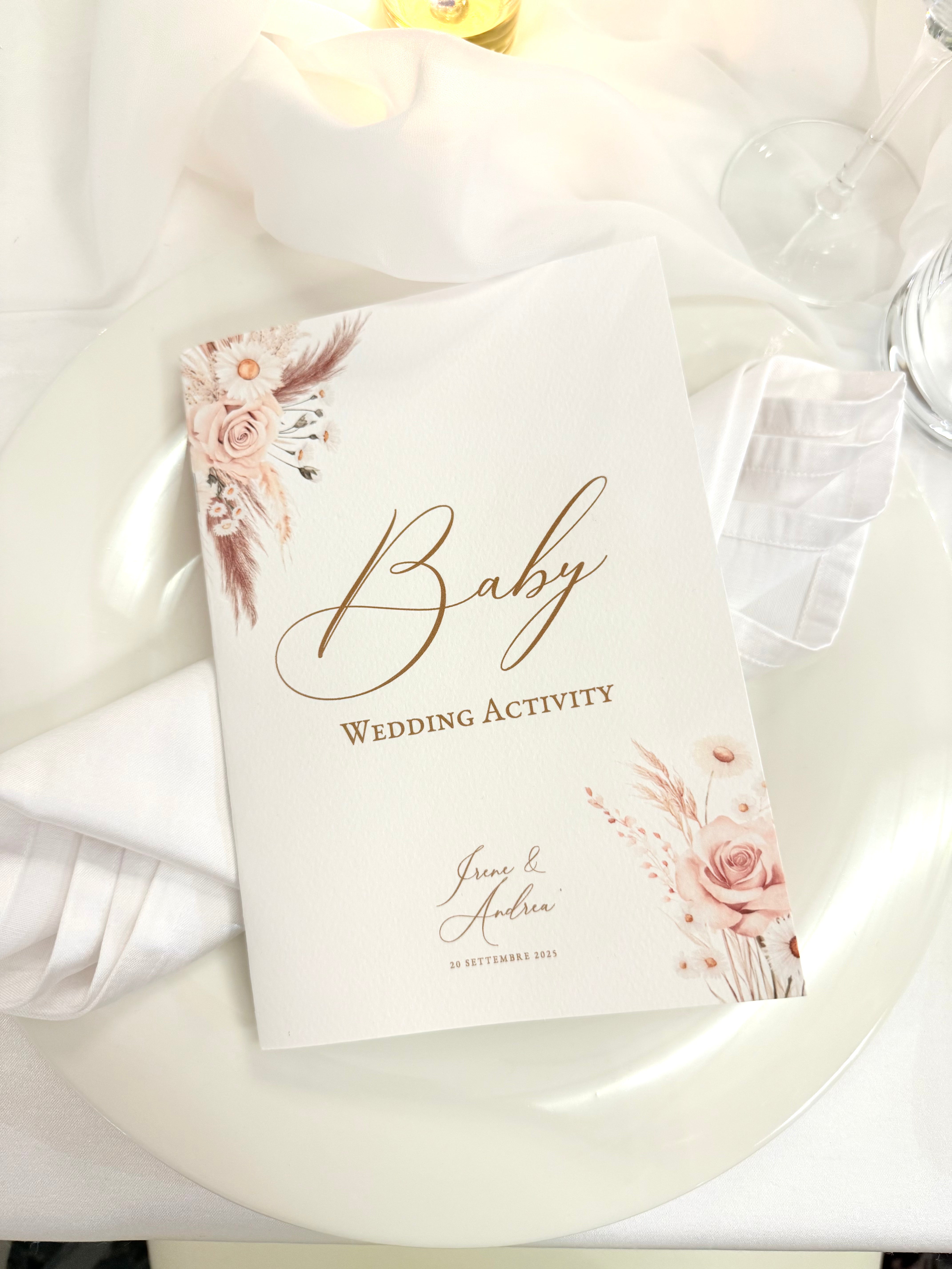 Libretto Baby Wedding Activity