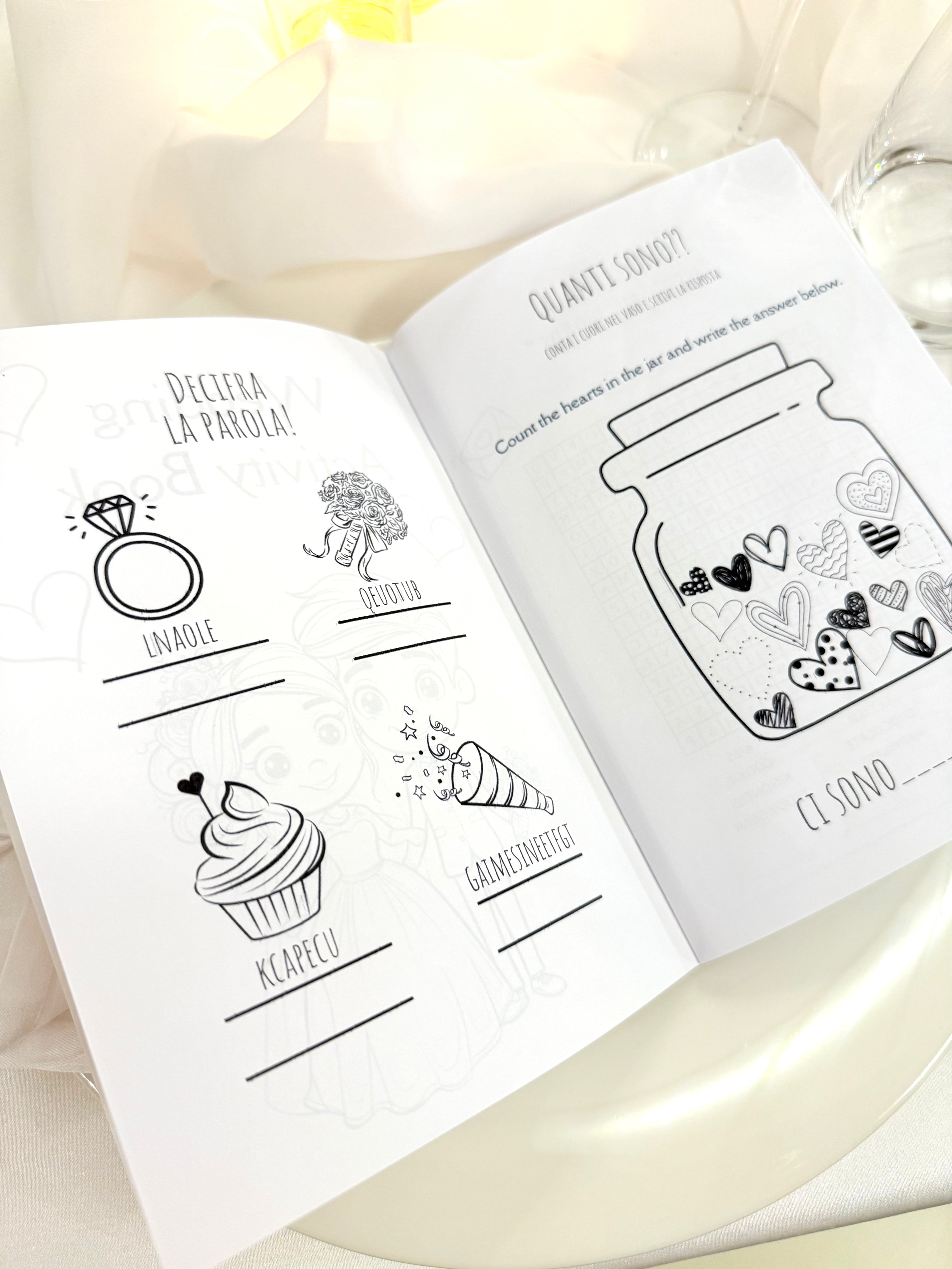 Libretto Baby Wedding Activity