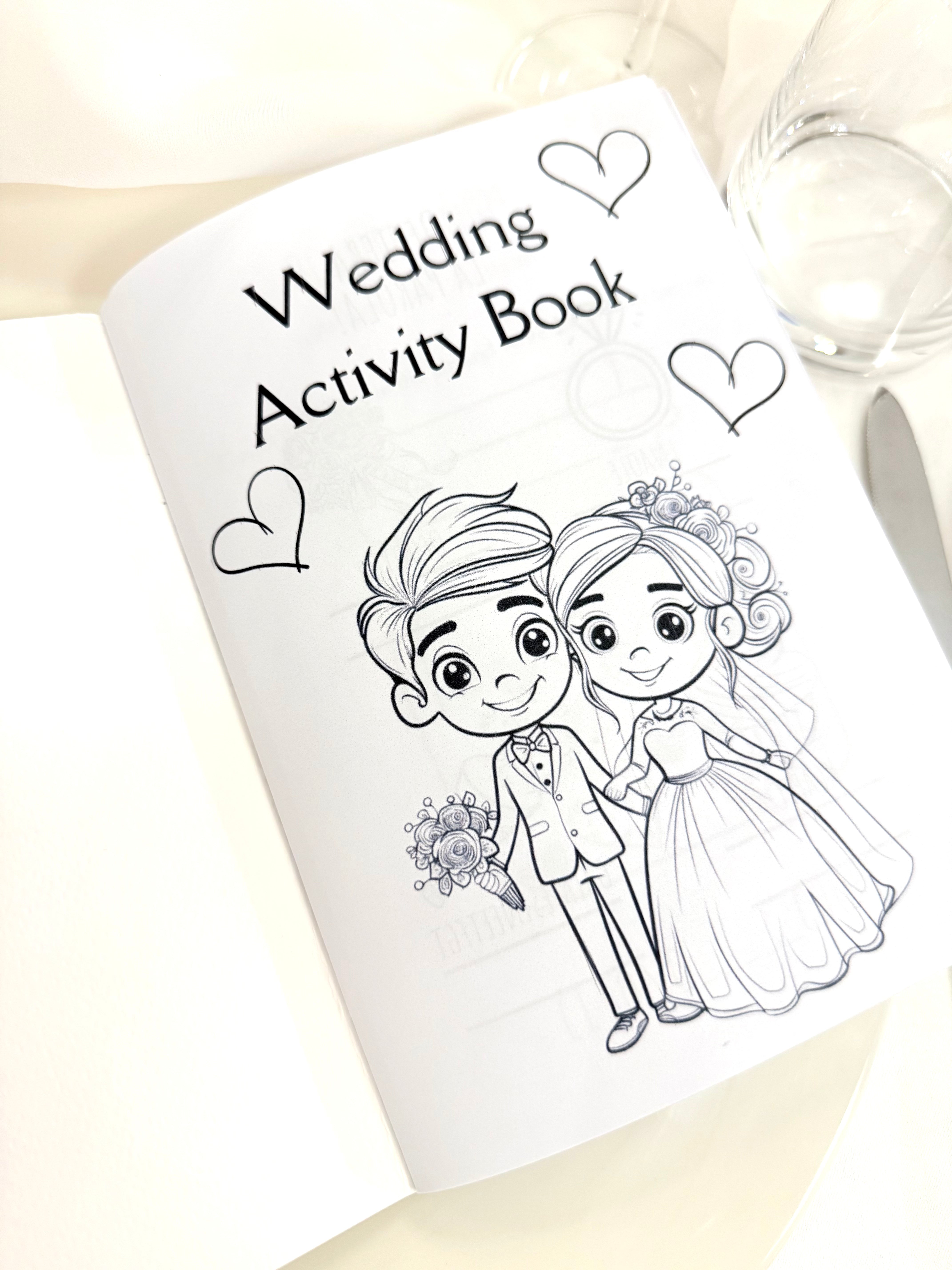 Libretto stampabile Baby Wedding Activity