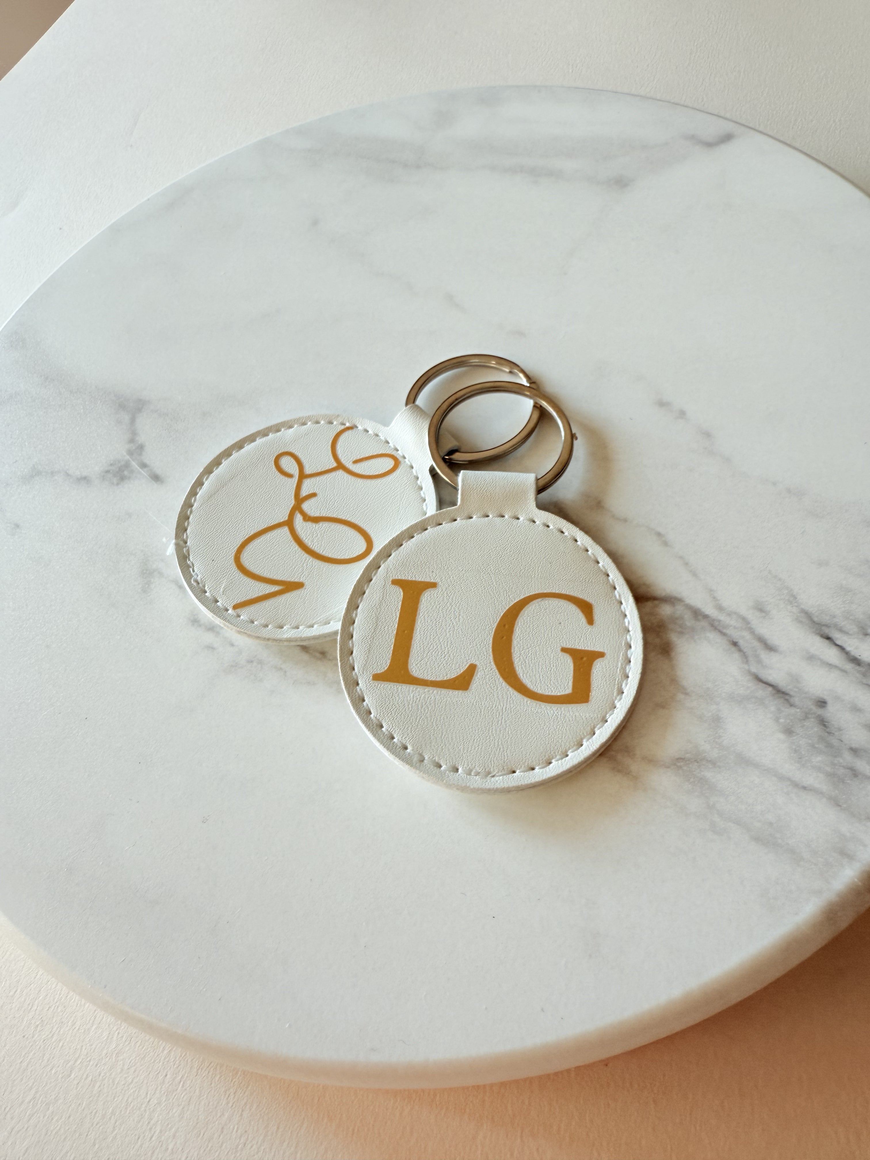 Portachiavi personalizzato con iniziali