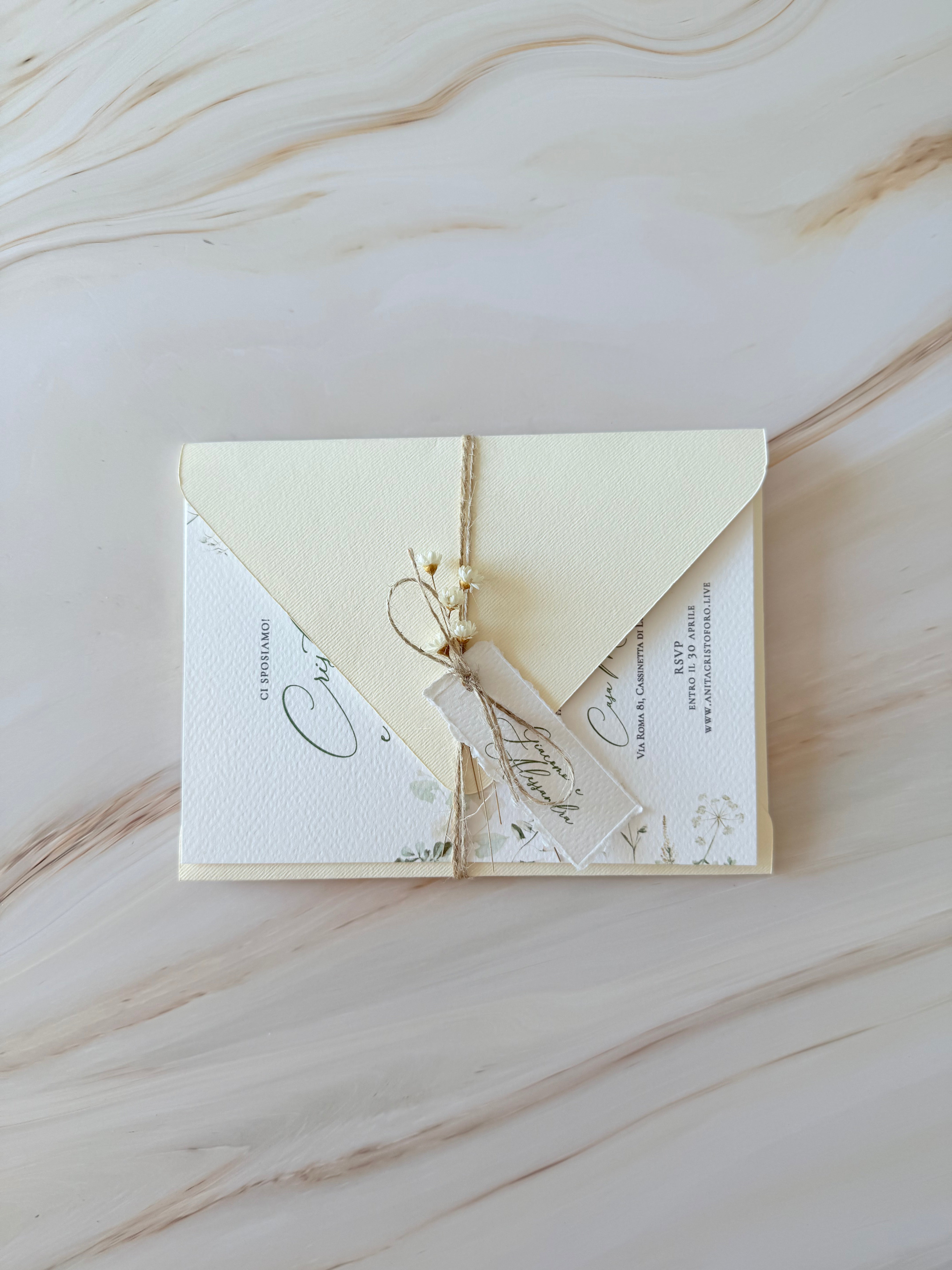 ESSENCE Green Hug - Partecipazioni di matrimonio