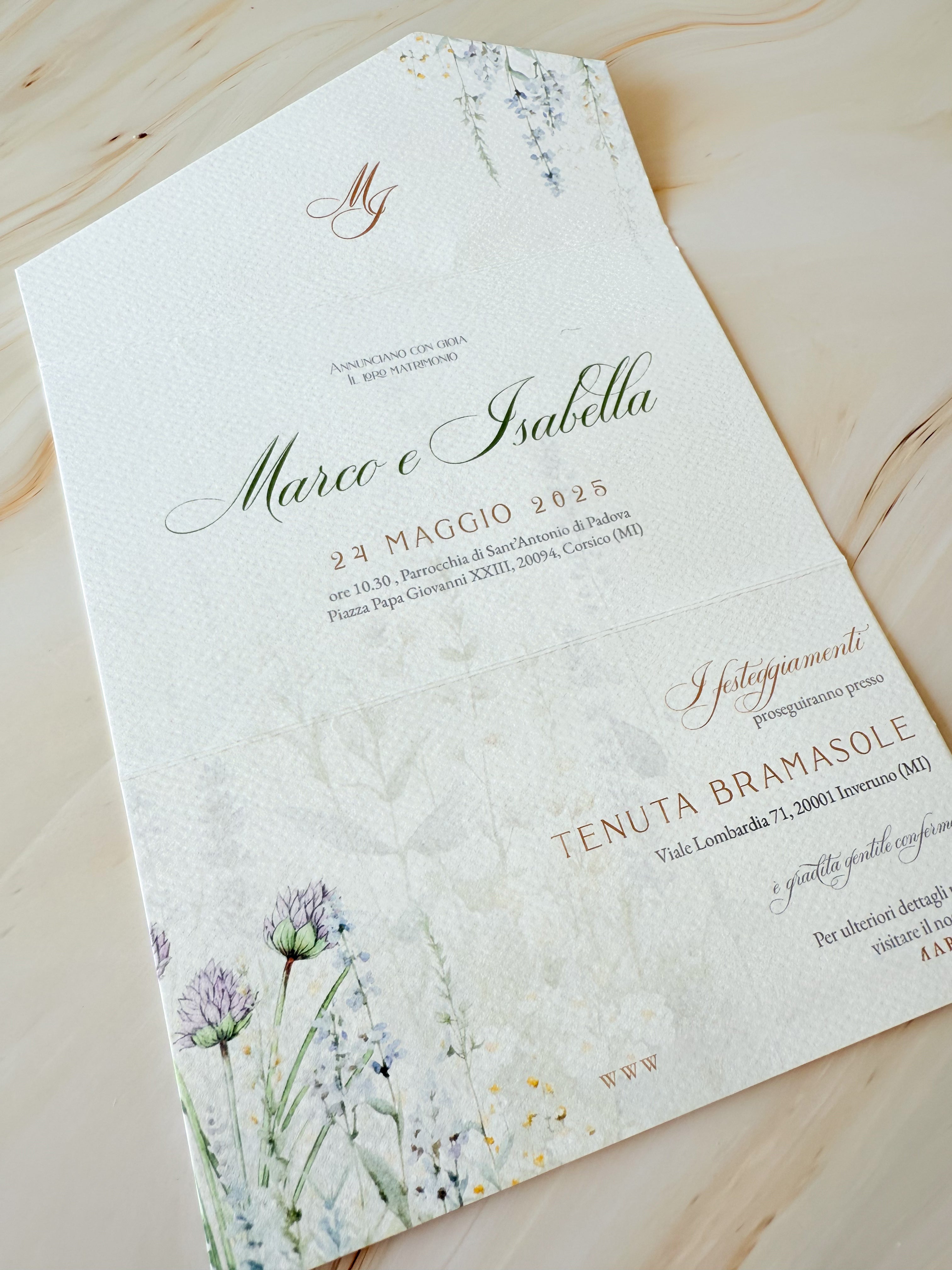 Blossom Meadow - Partecipazioni di matrimonio