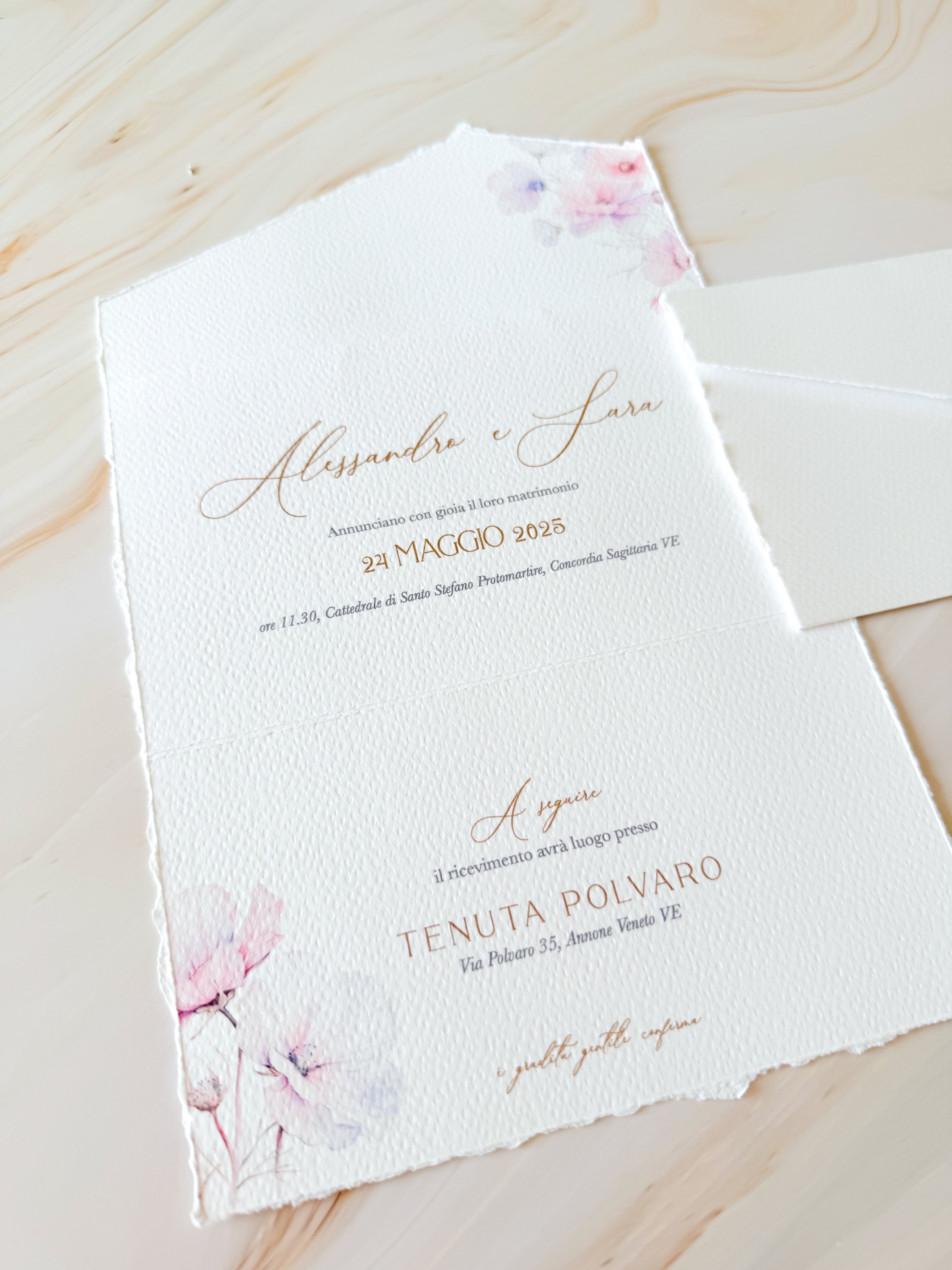 Blossom Whisper - Partecipazioni di matrimonio