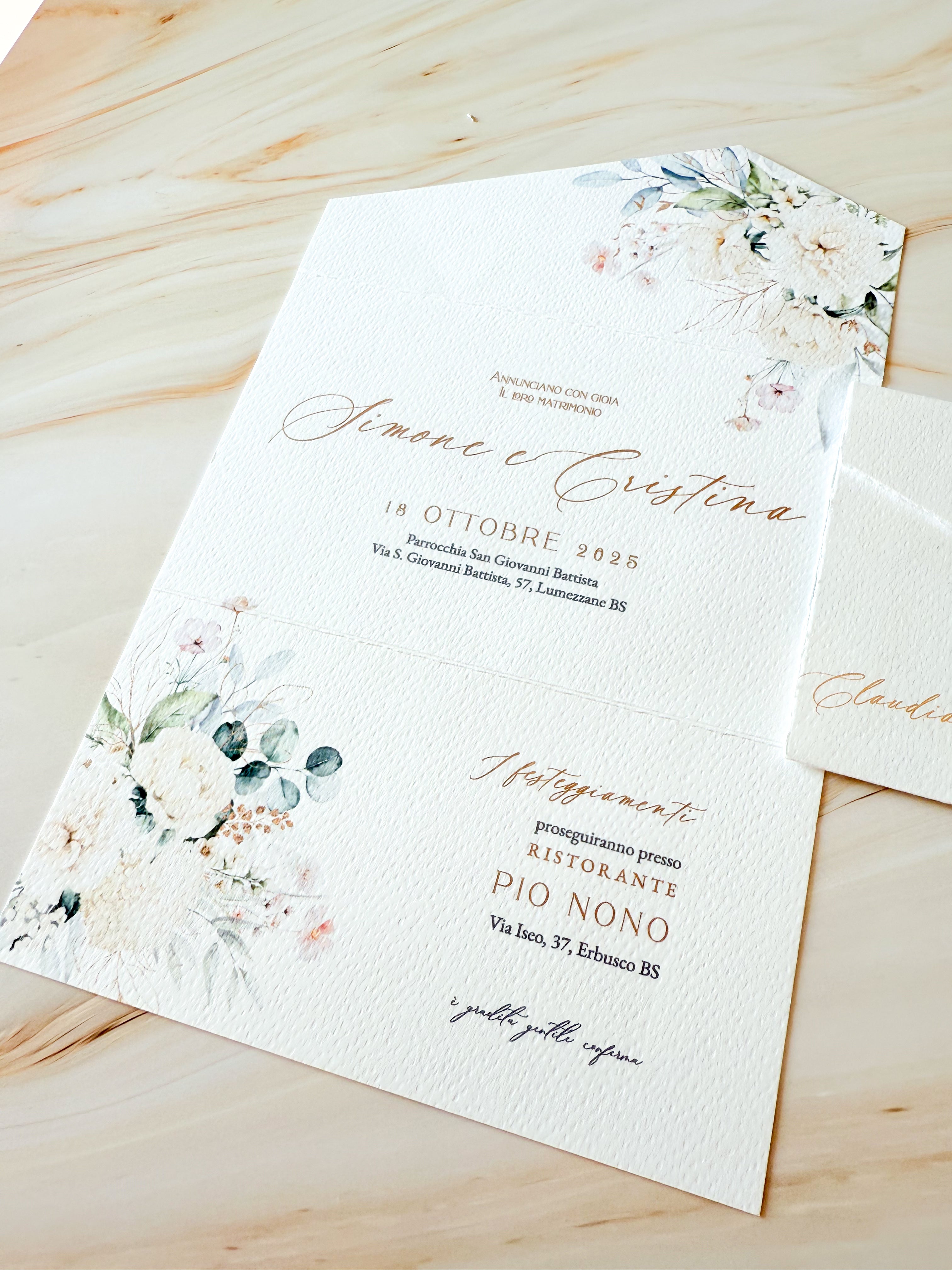 Blossom Lullaby - Partecipazioni di matrimonio