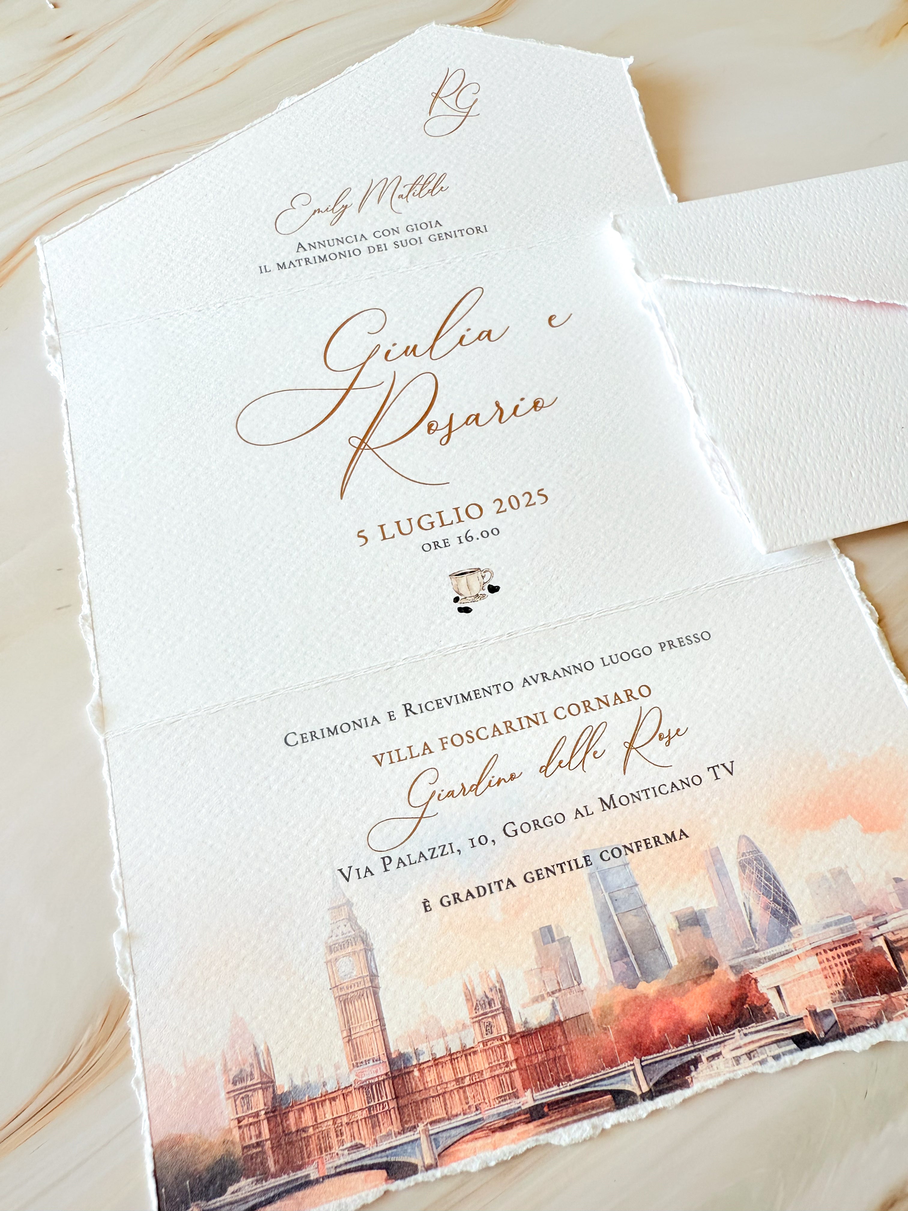 Blossom London - Partecipazioni di matrimonio