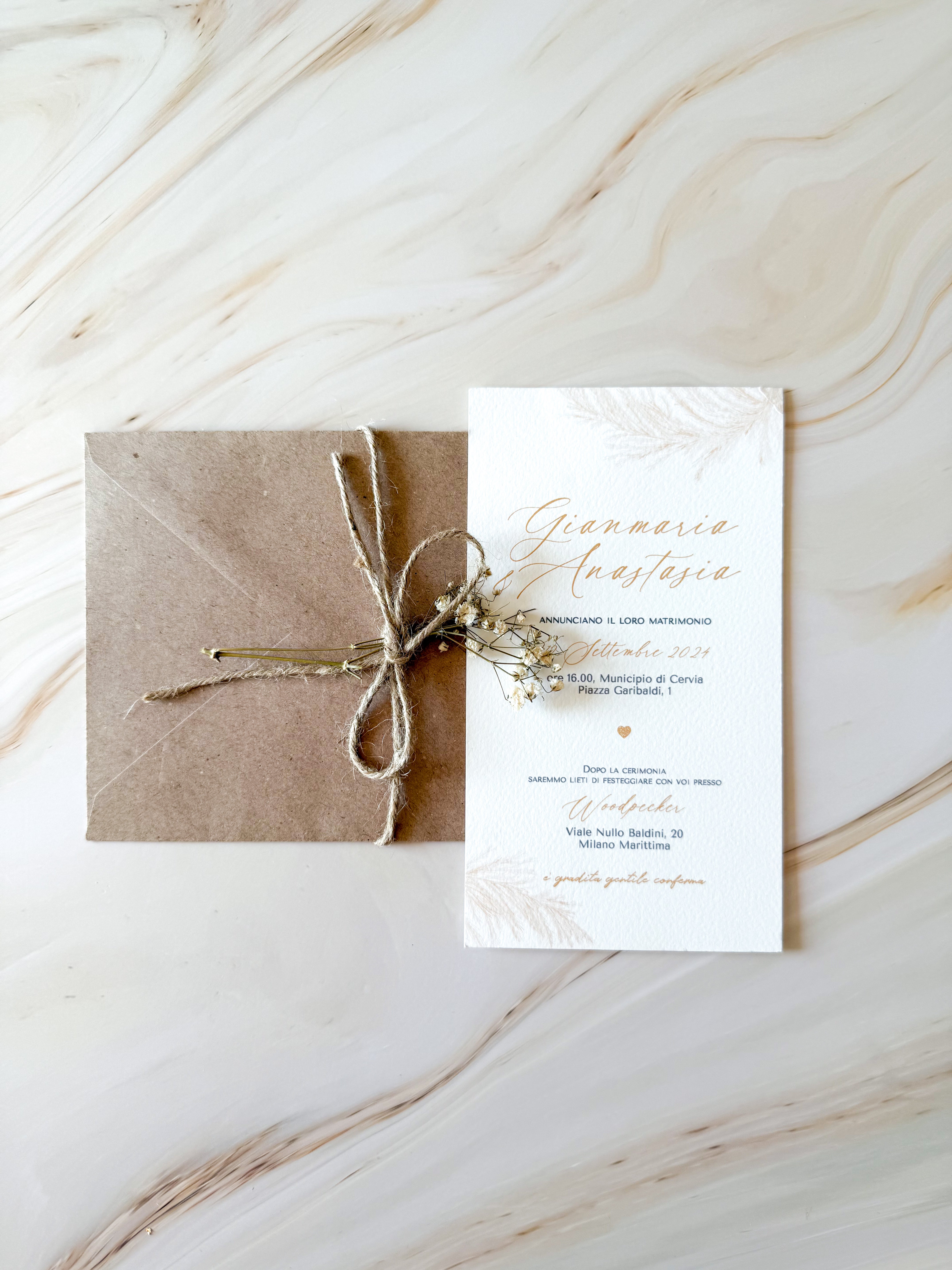 ESSENCE Pampée - Partecipazioni di matrimonio
