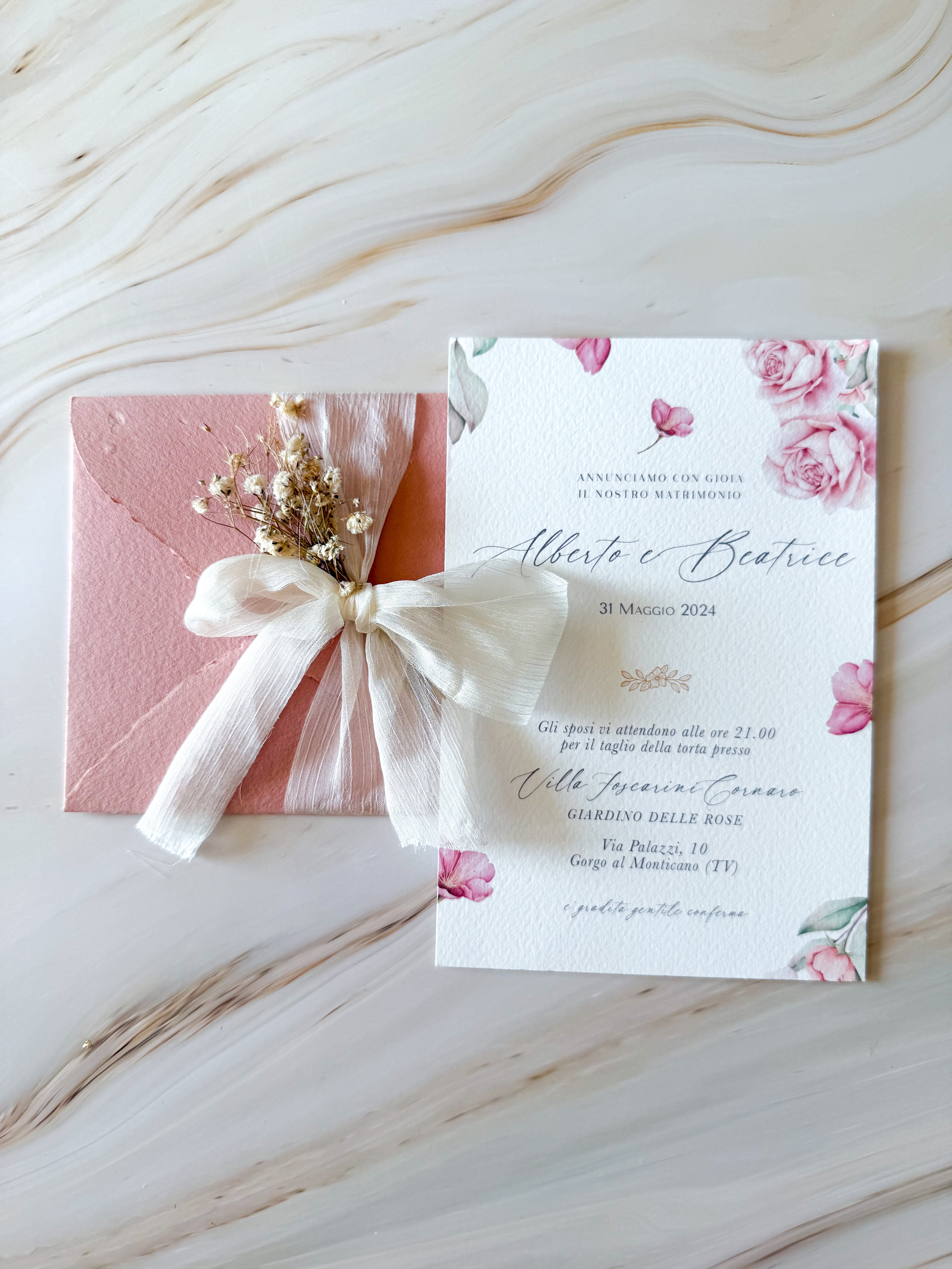 ESSENCE Rosae - Partecipazioni di matrimonio