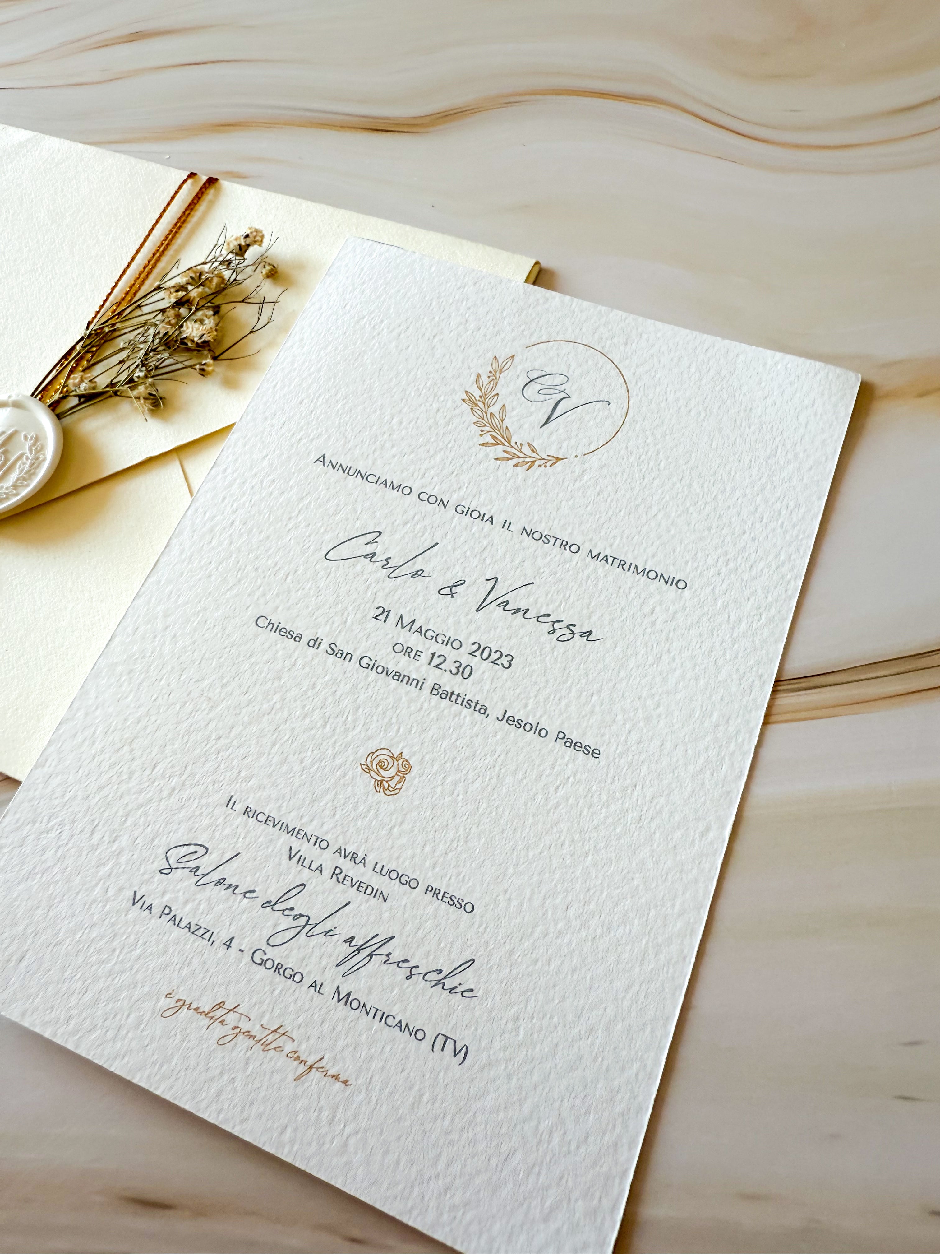 ESSENCE Monogramme - Partecipazioni di matrimonio
