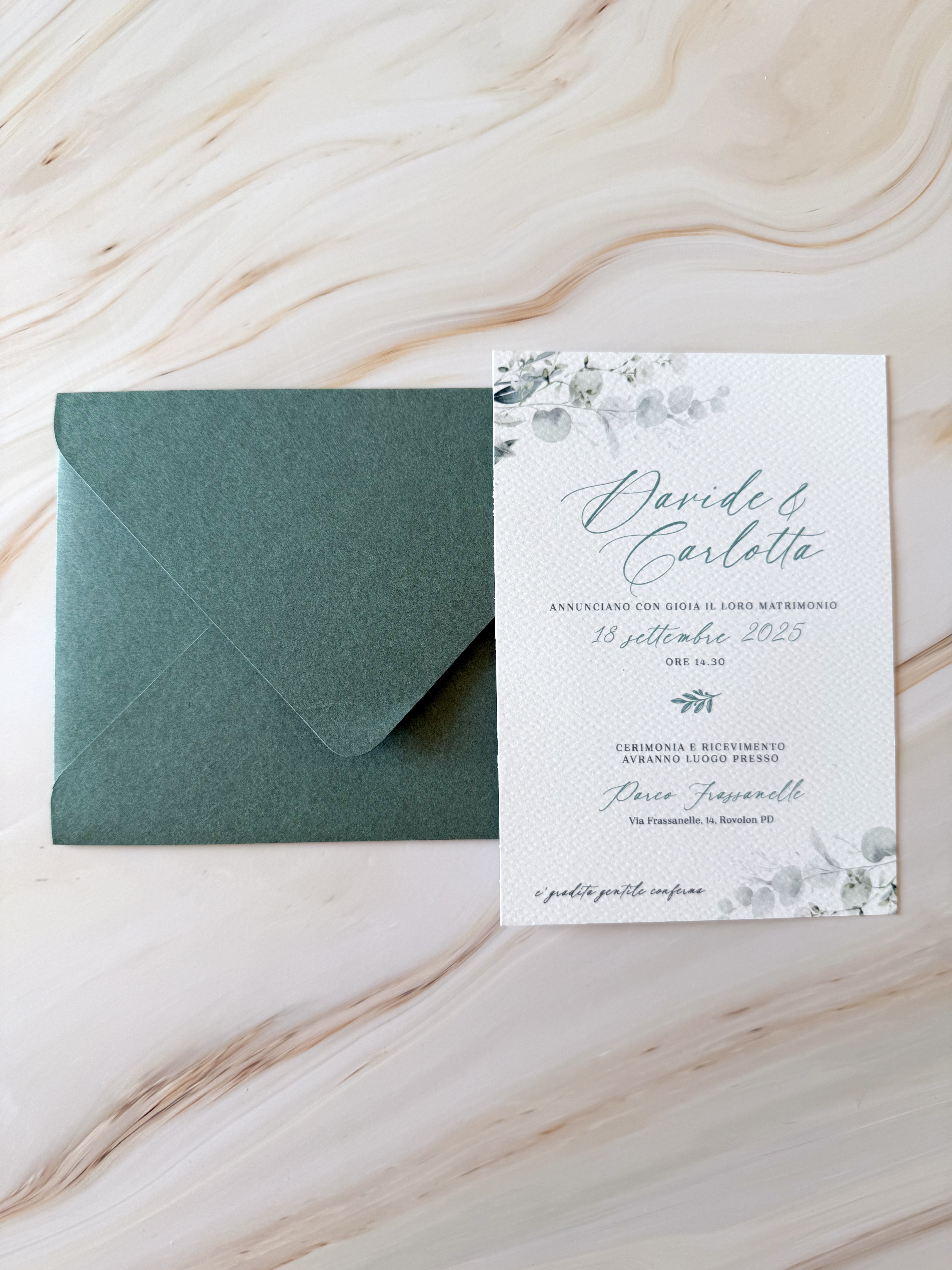 ESSENCE Verdea - Partecipazioni di matrimonio