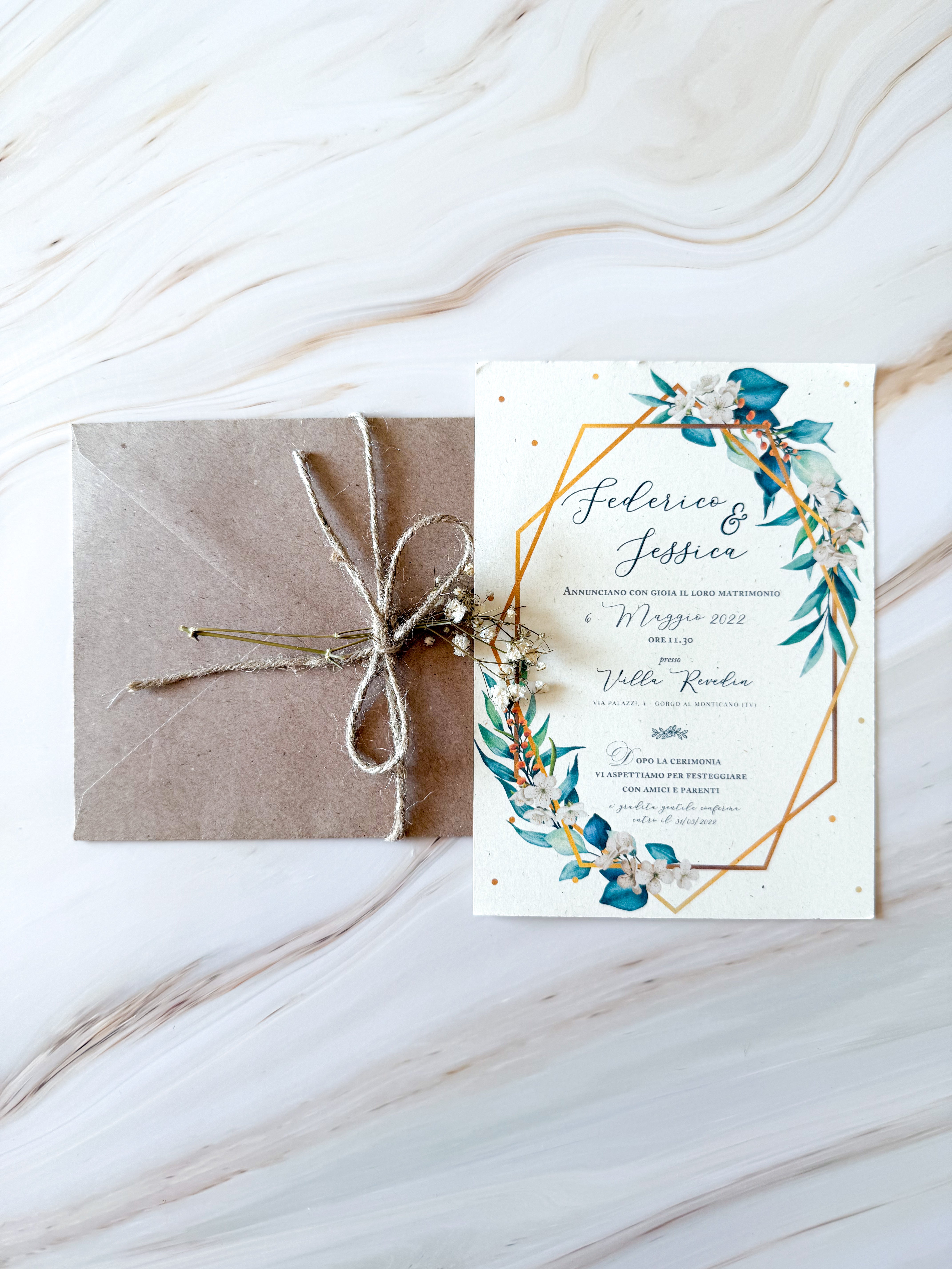ESSENCE Auréa Hex - Partecipazioni di matrimonio