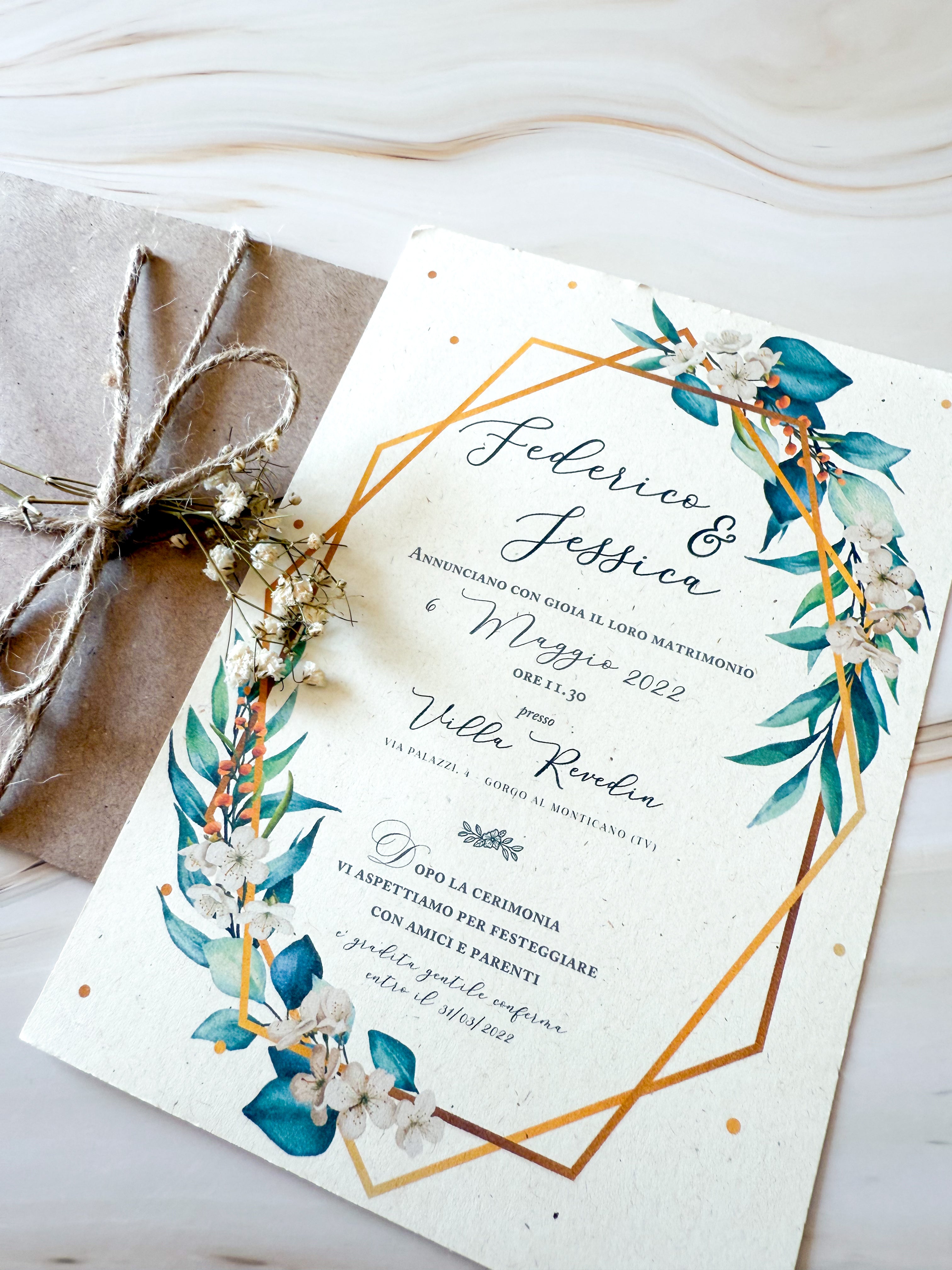 ESSENCE Auréa Hex - Partecipazioni di matrimonio