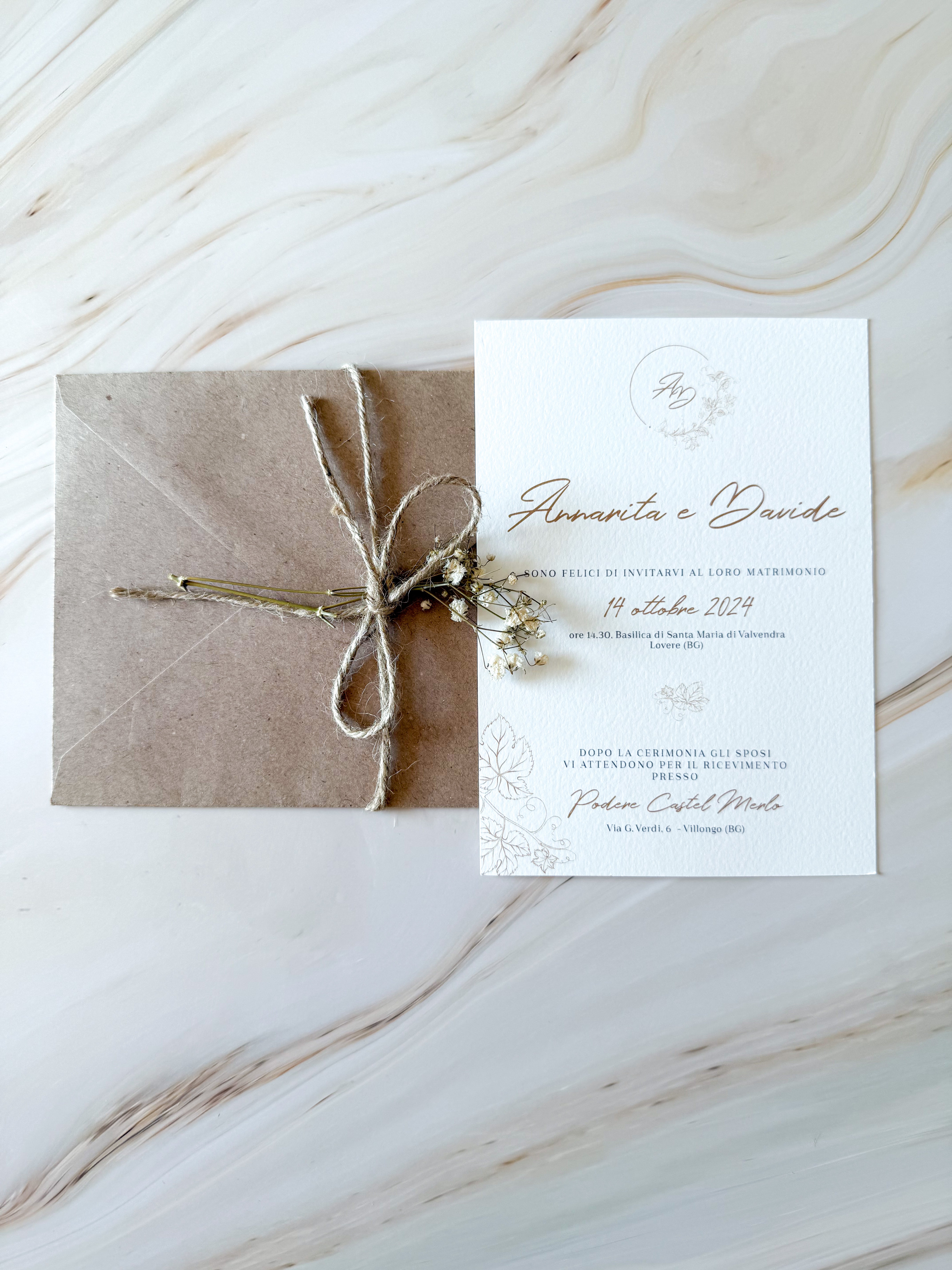 ESSENCE Vinea - Partecipazioni di matrimonio