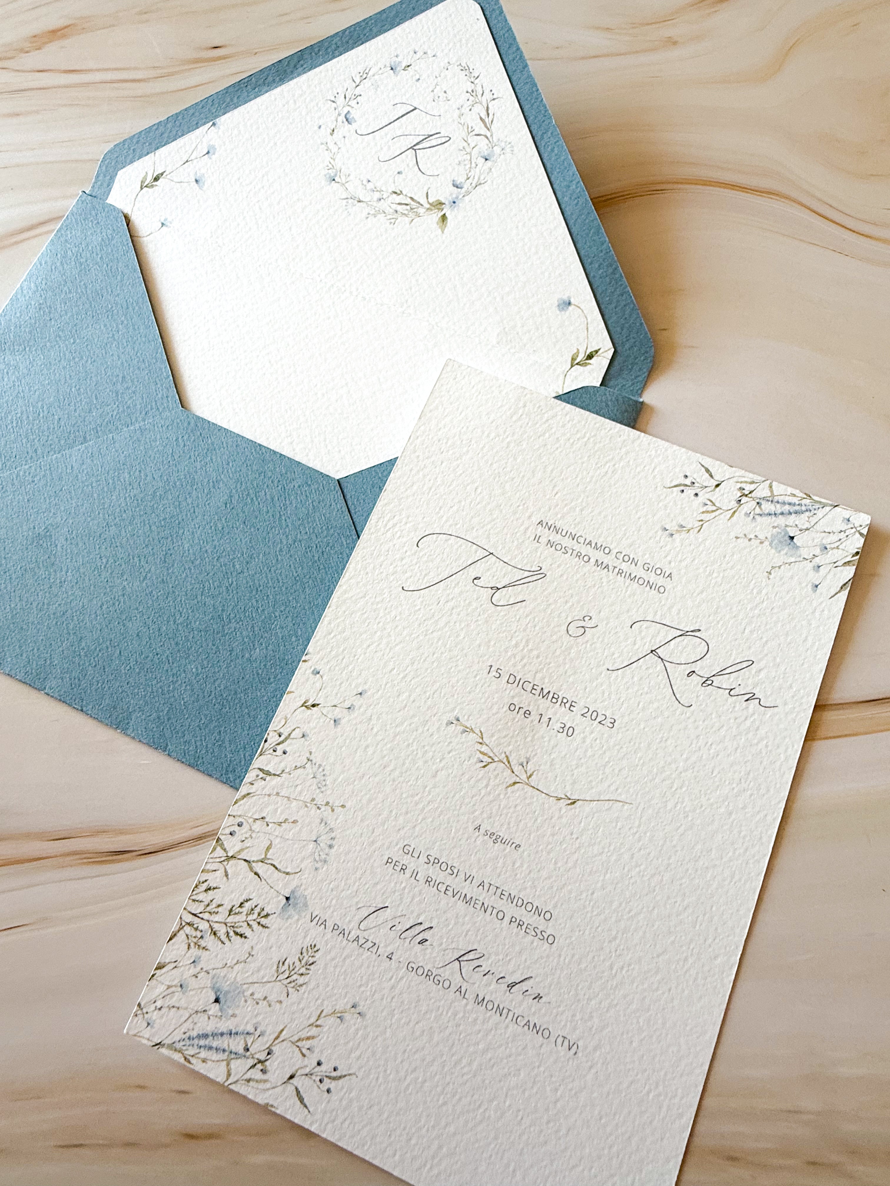 ESSENCE Azzurra - Partecipazioni di matrimonio