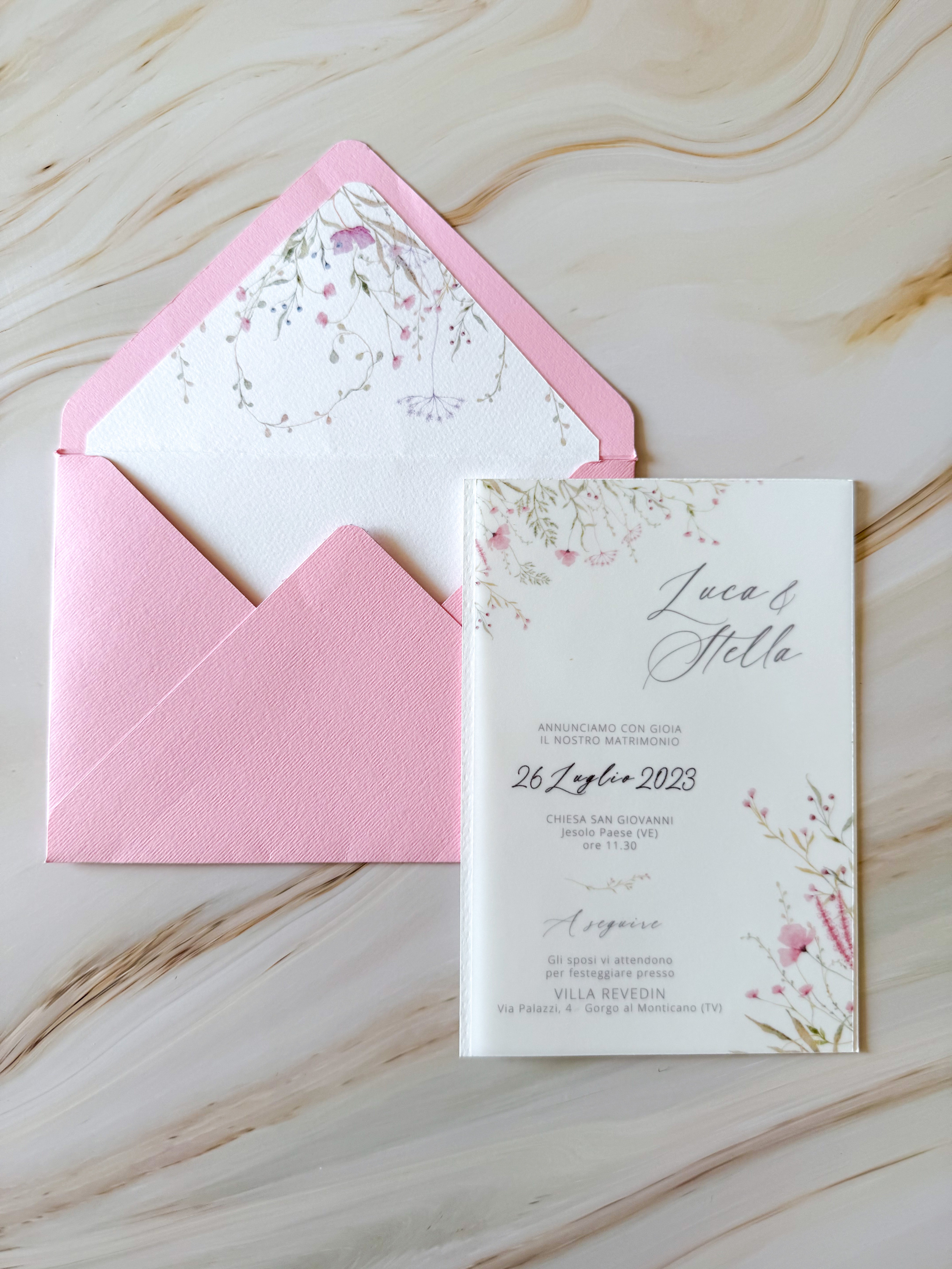 ESSENCE Blush - Partecipazioni di matrimonio