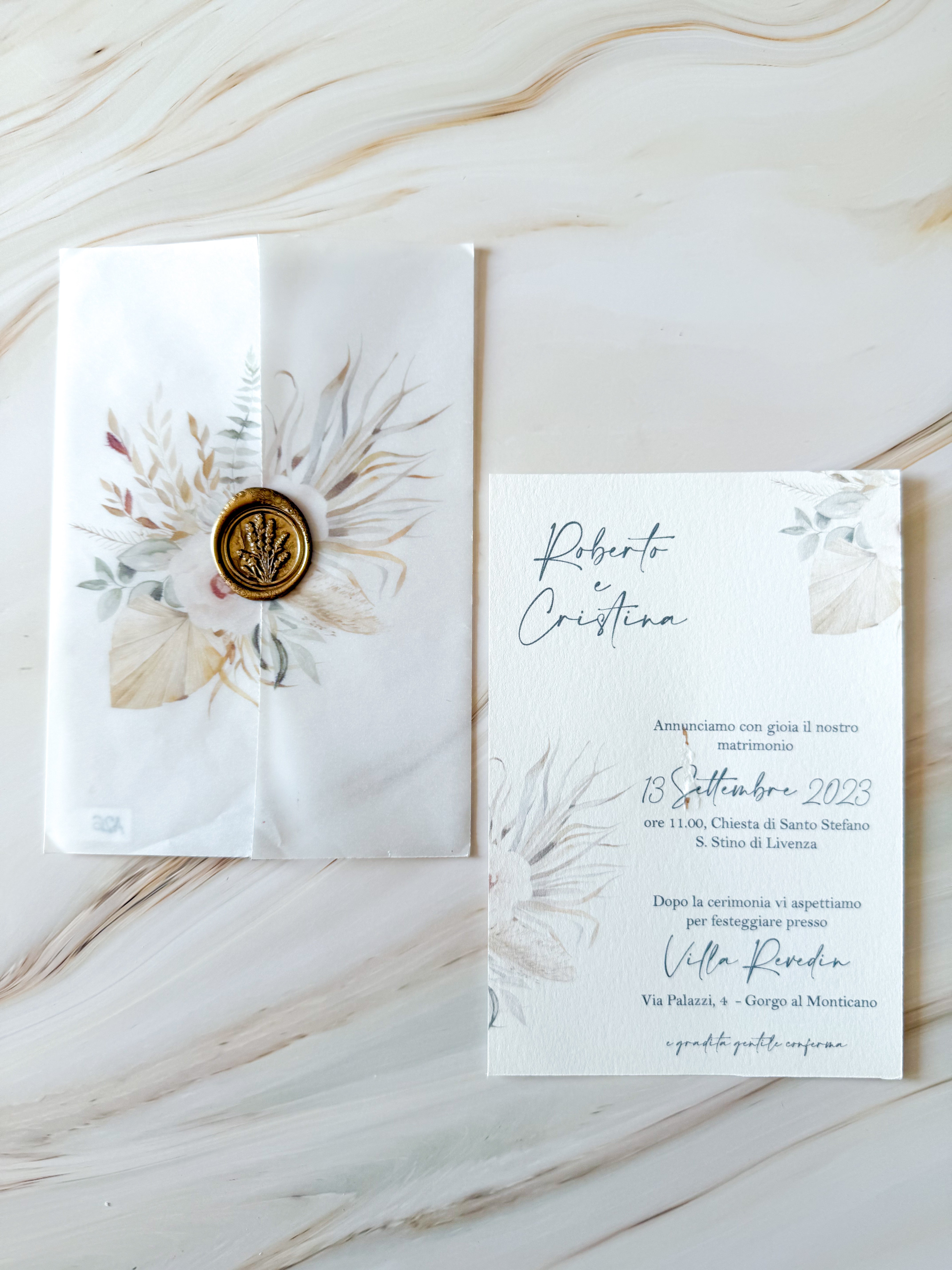 ARYA Terre d'Or - Partecipazioni di matrimonio