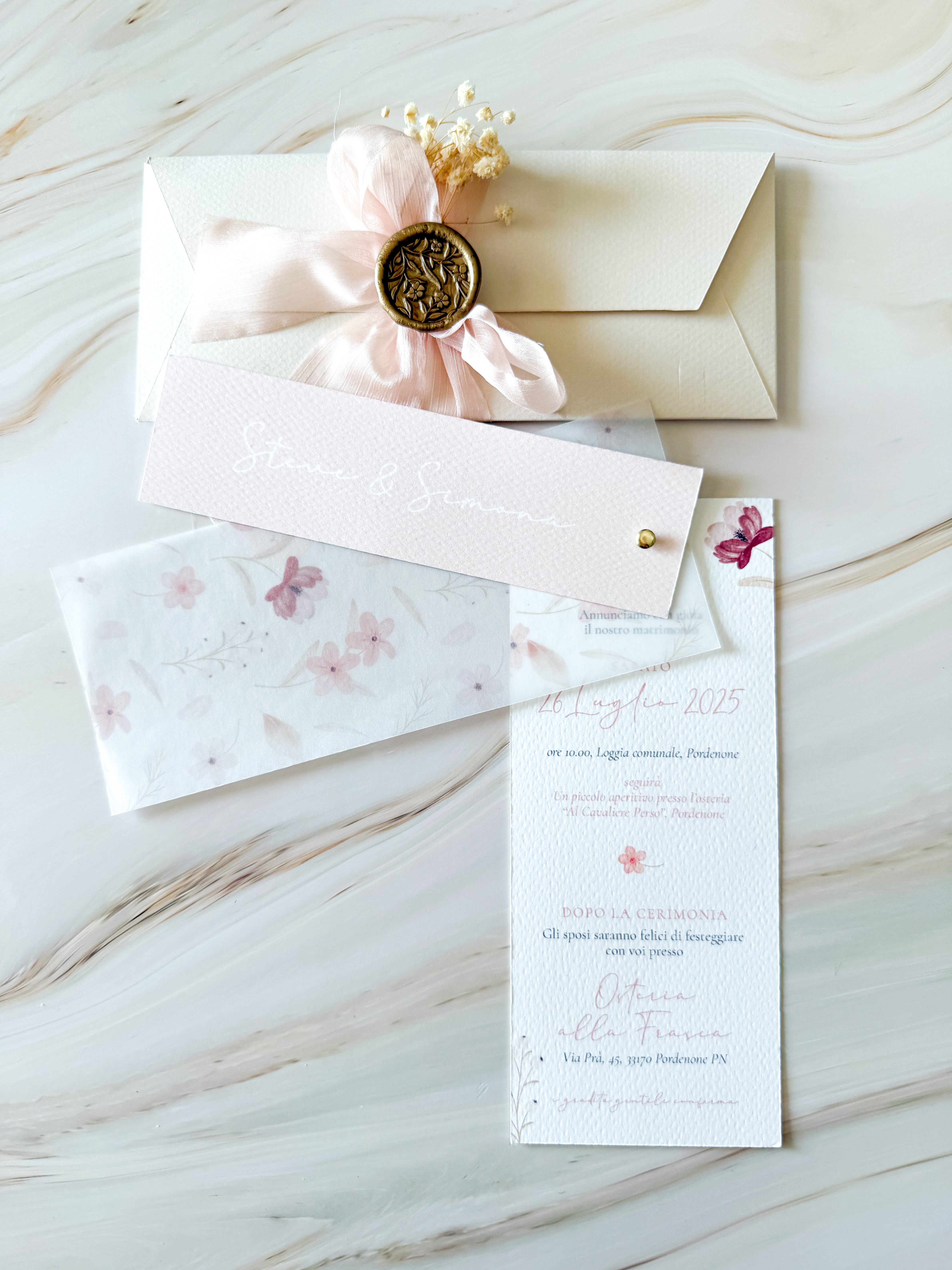 Spring Rubra - Partecipazioni di matrimonio