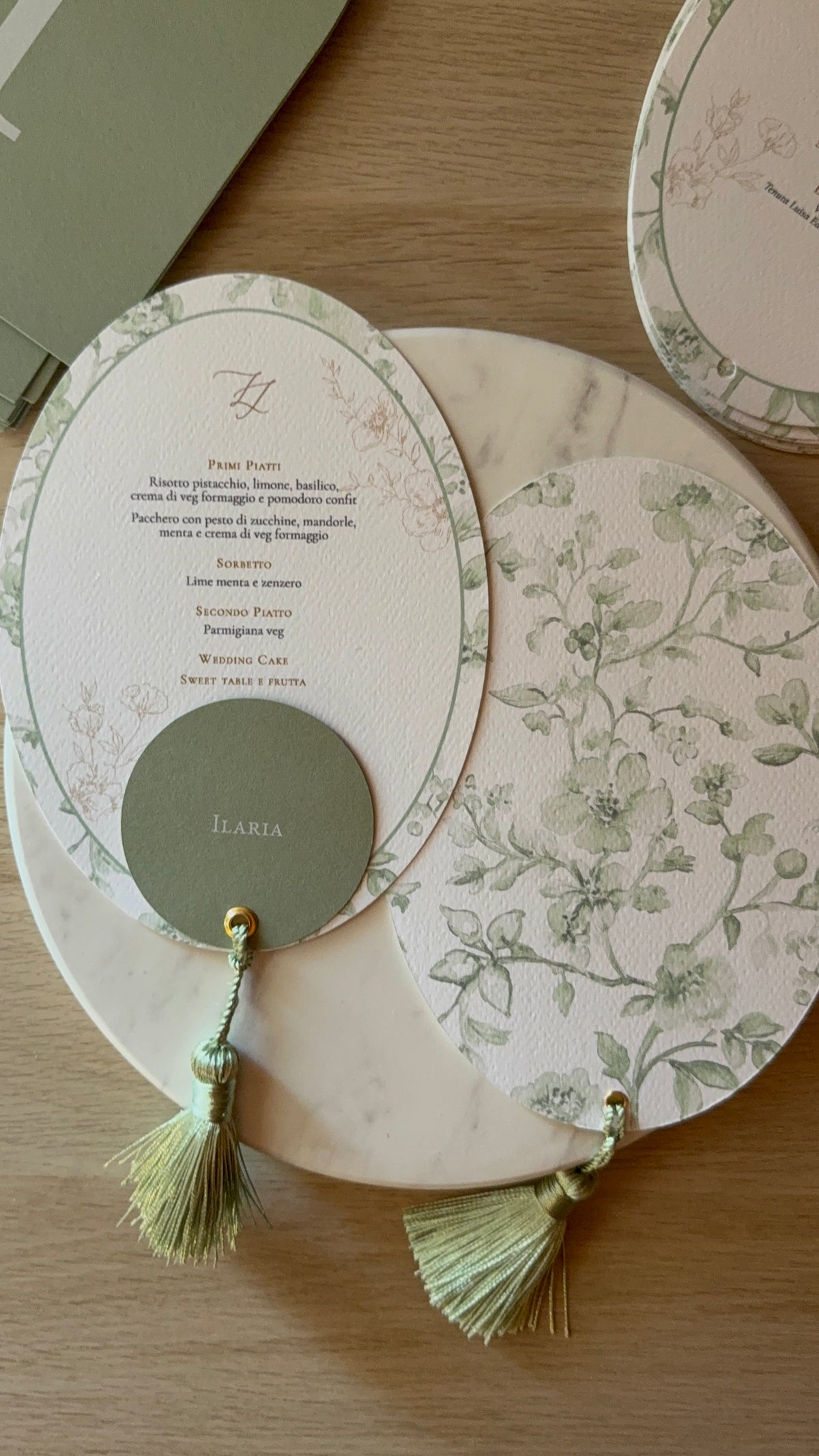 Menù Toile