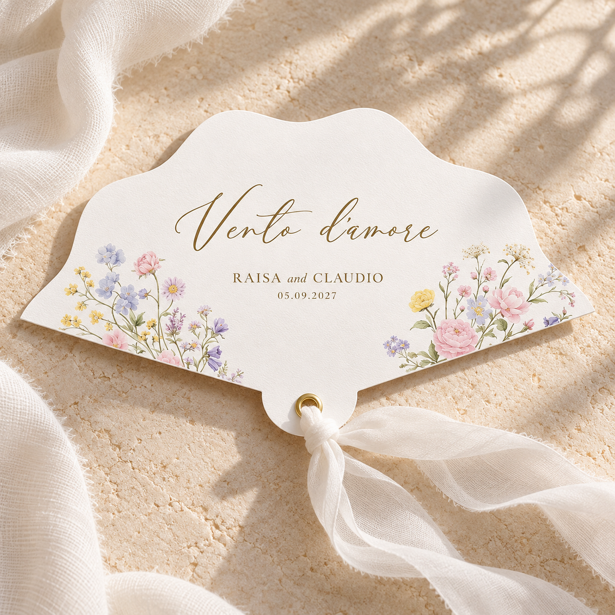 Ventaglio in carta Serenity