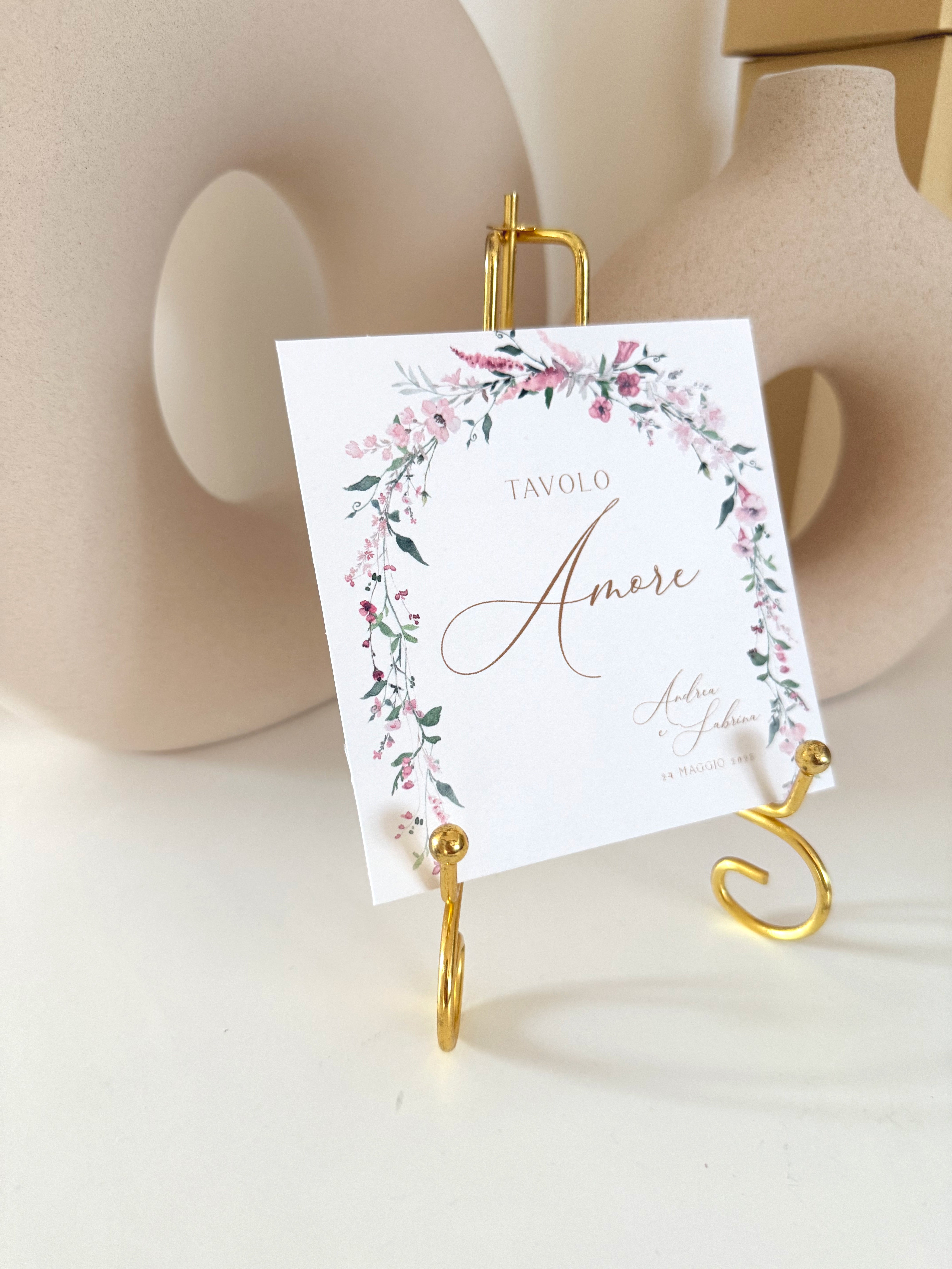 Tableau de mariage con segnatavolo Essentially Bloom