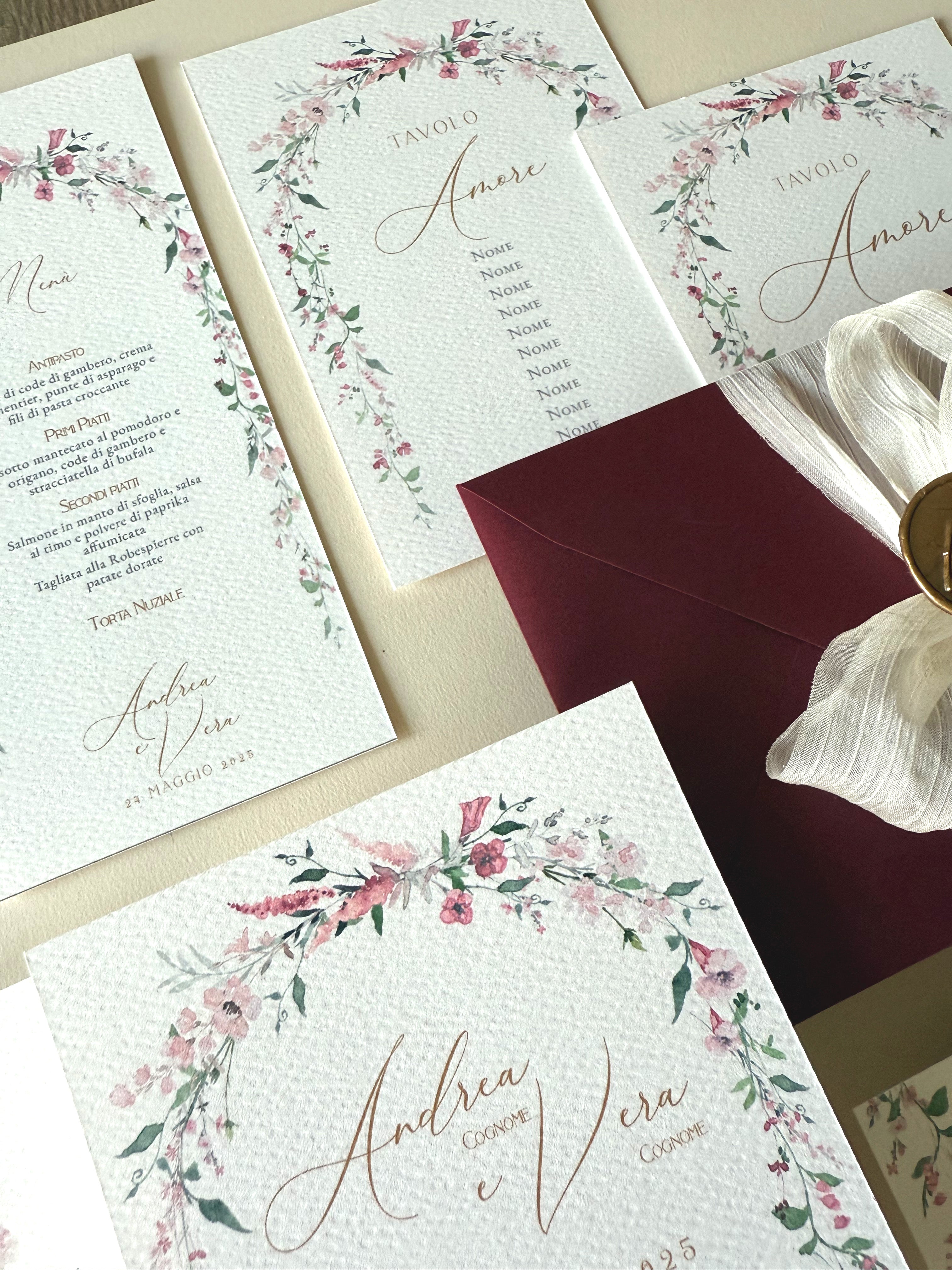 Tableau de mariage con segnatavolo Essentially Bloom