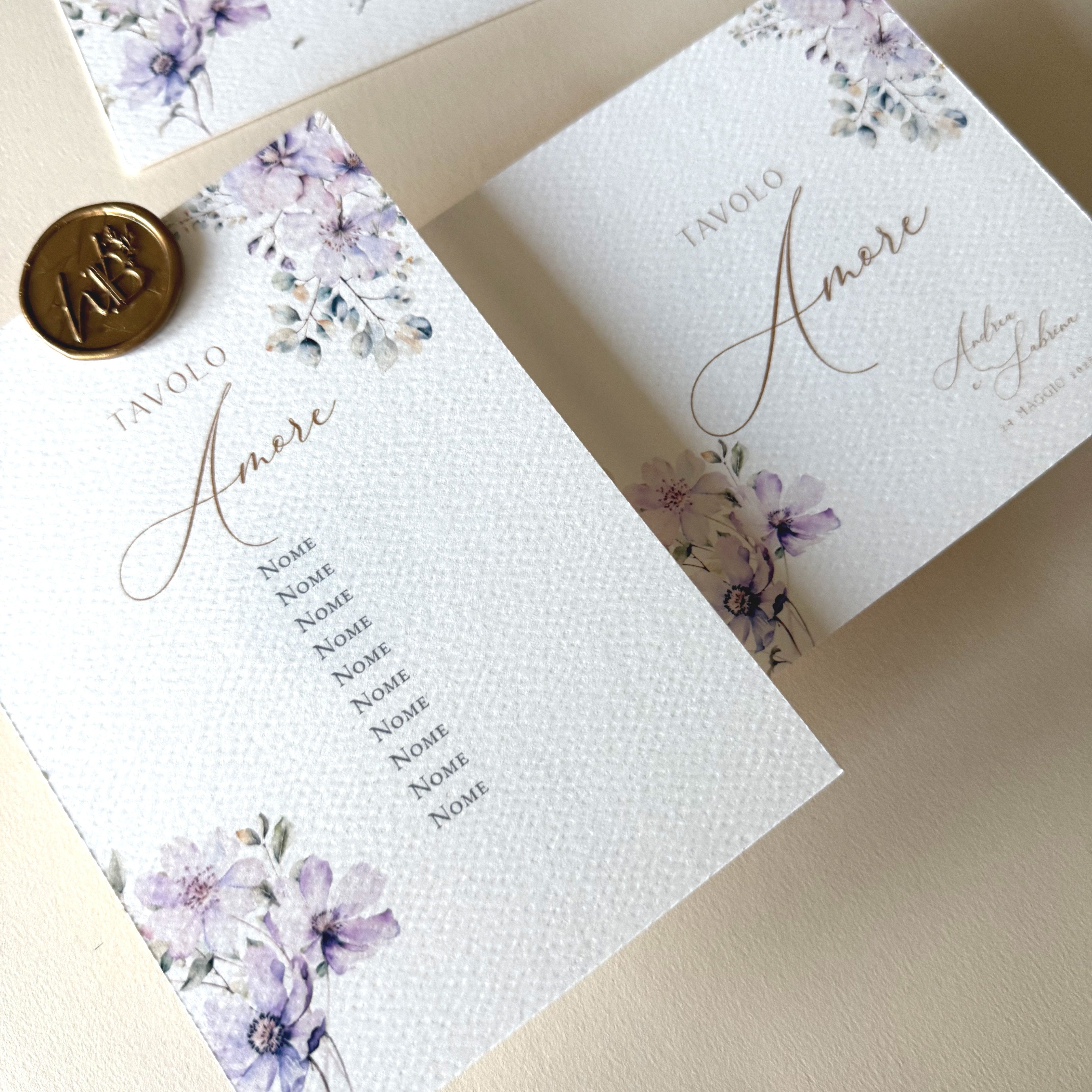 Tableau de mariage con segnatavolo Essentially Harmony