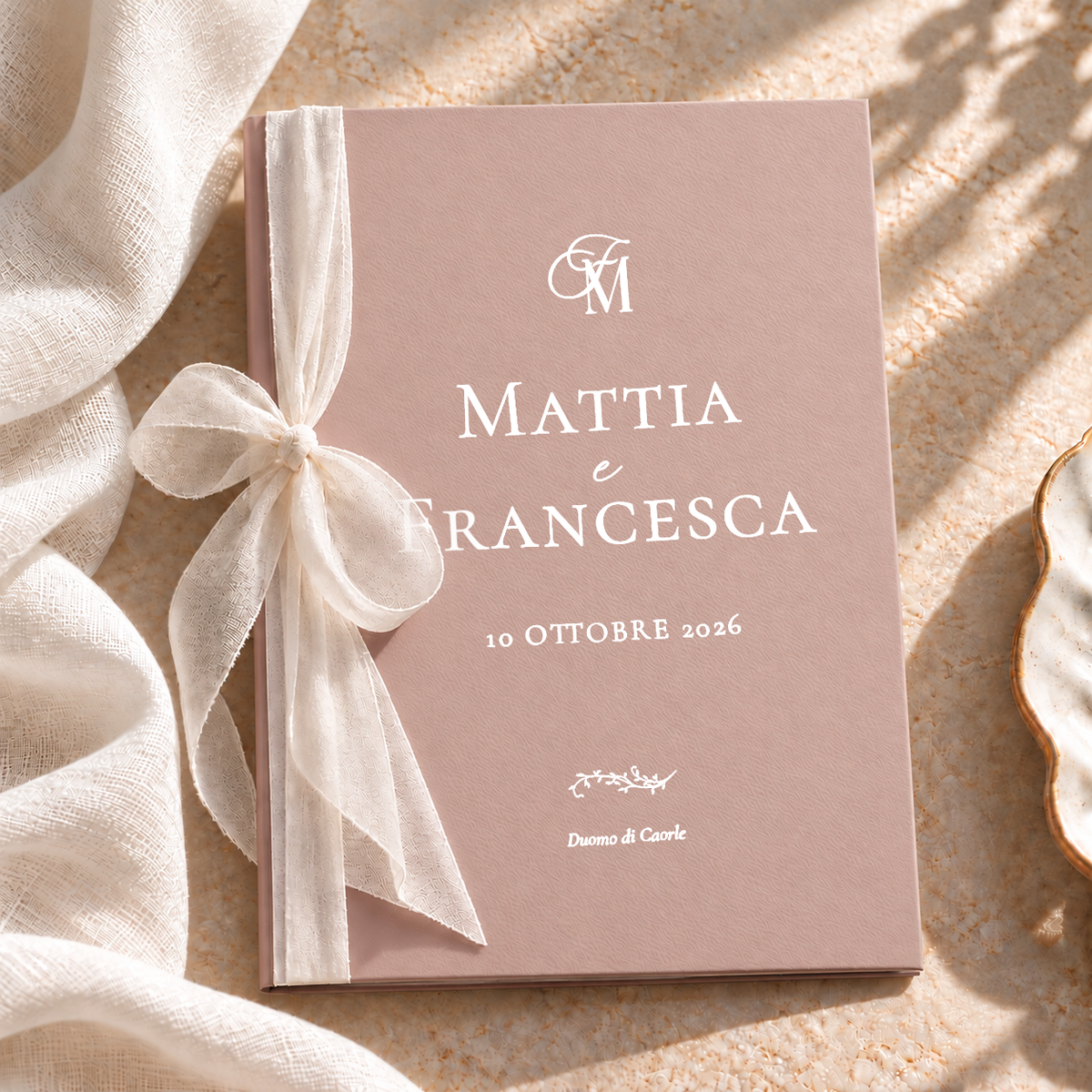 Libretto cerimonia Materica - Rosa antico