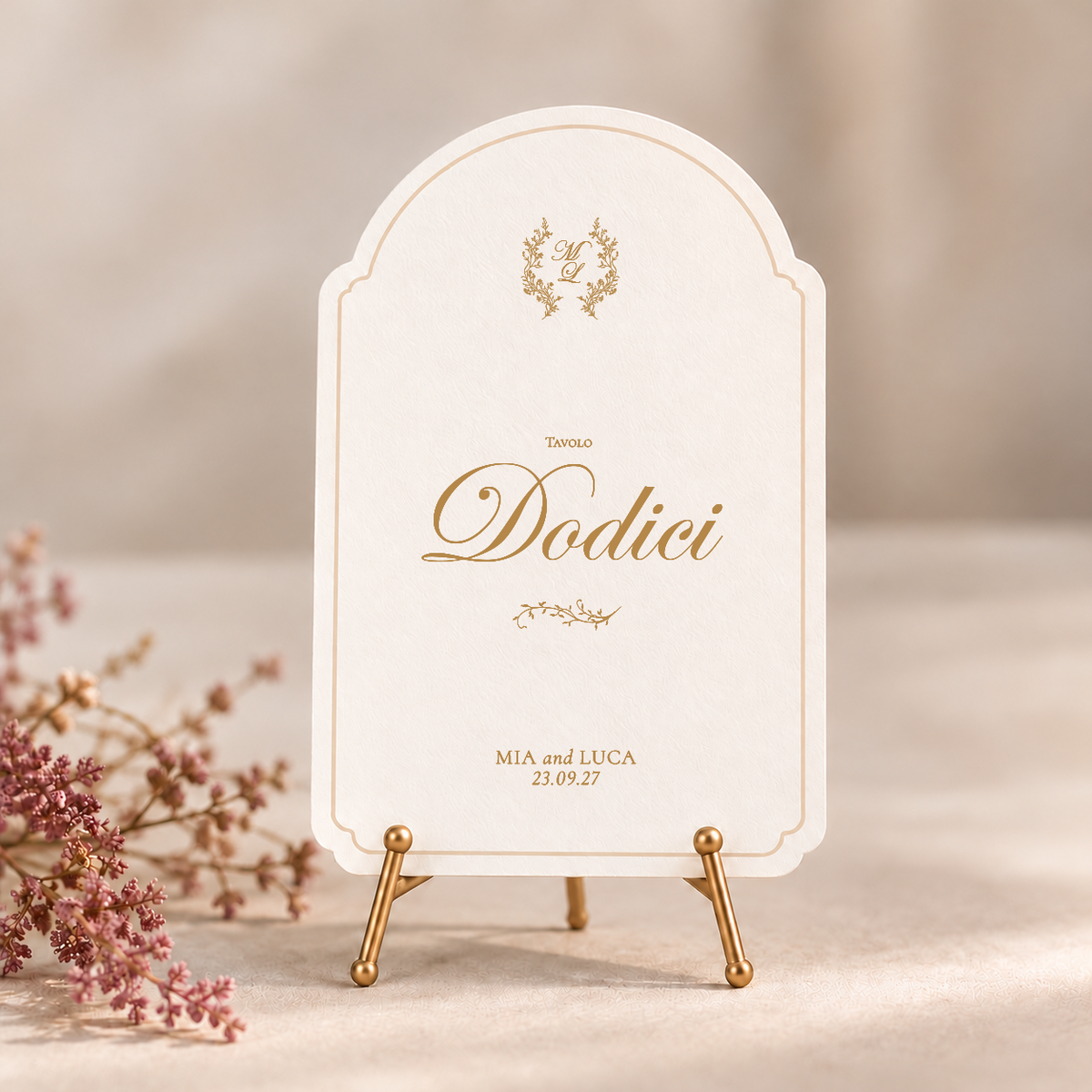 Card segnatavolo Elisabeth
