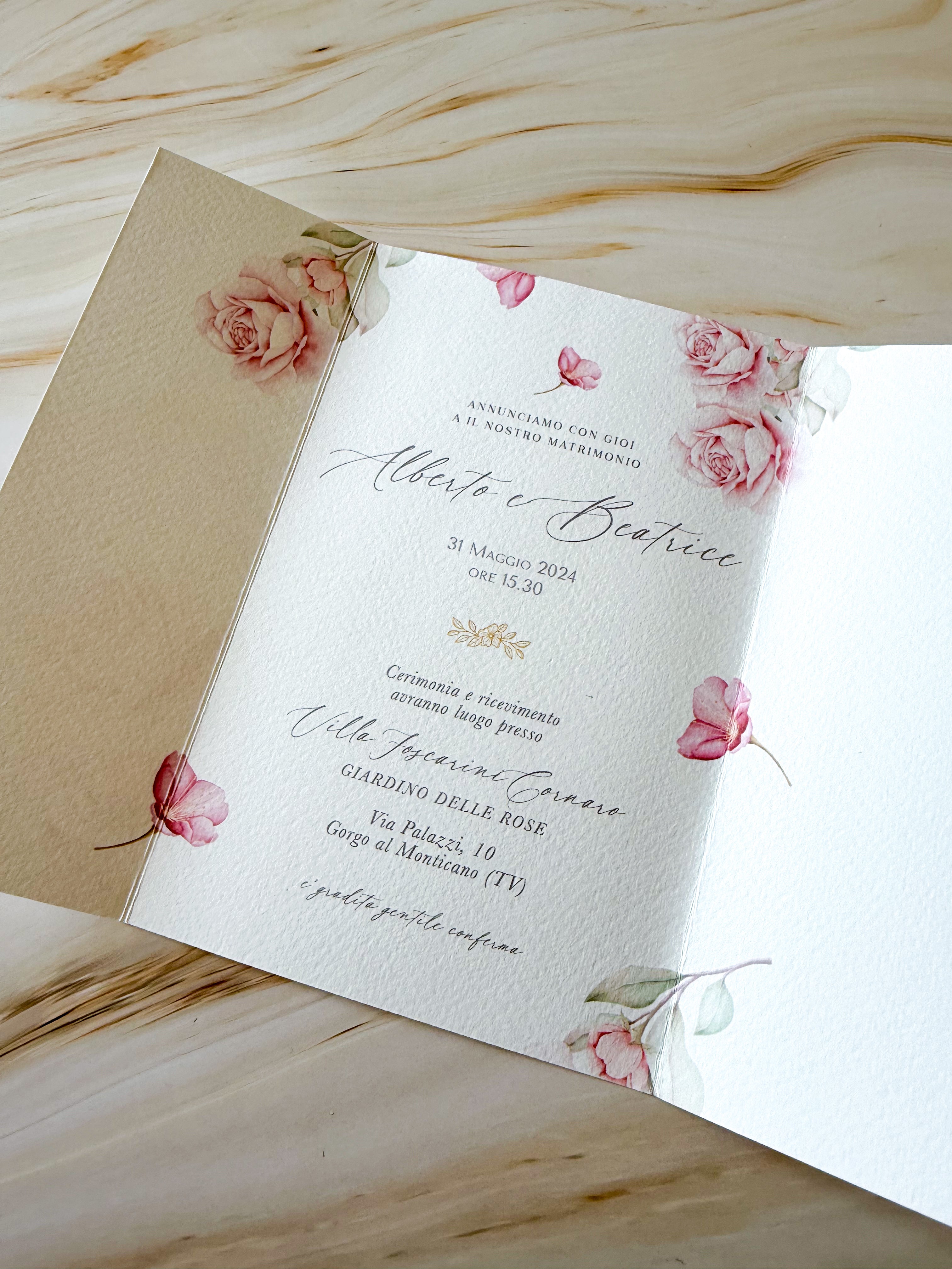 Luméa – Partecipazione di matrimonio