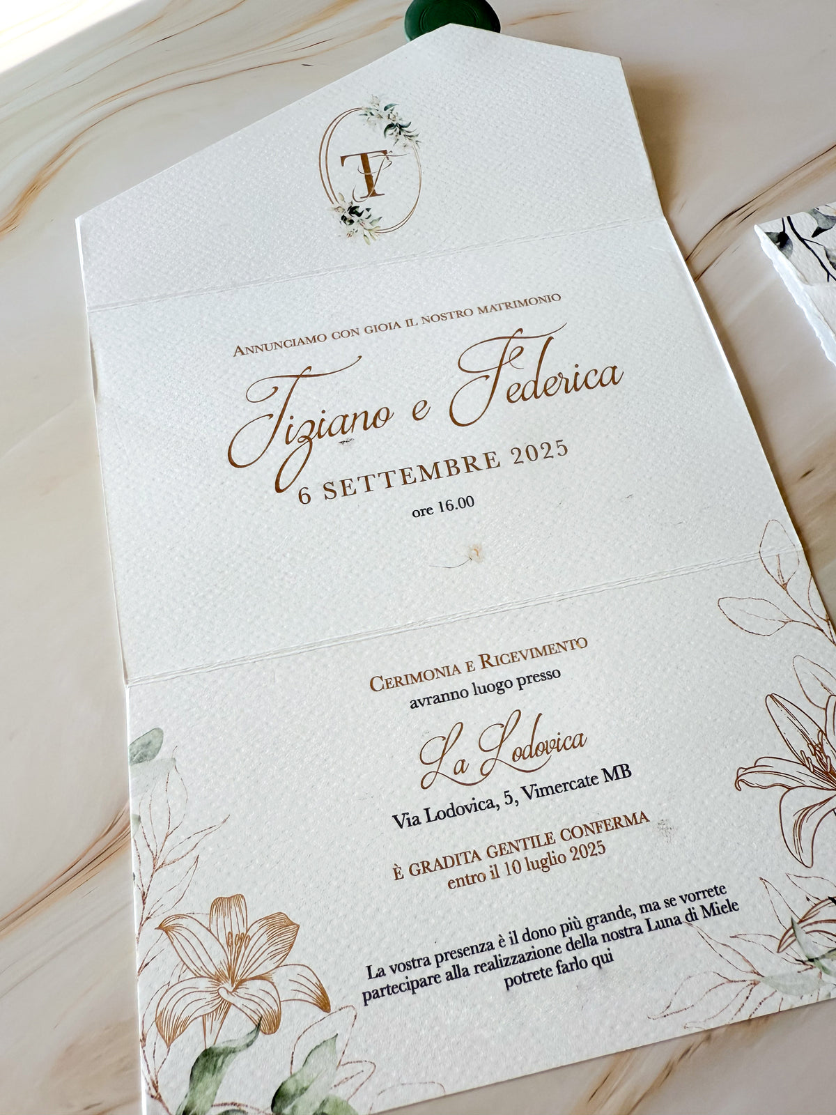 Blossom Lys - Partecipazioni di matrimonio