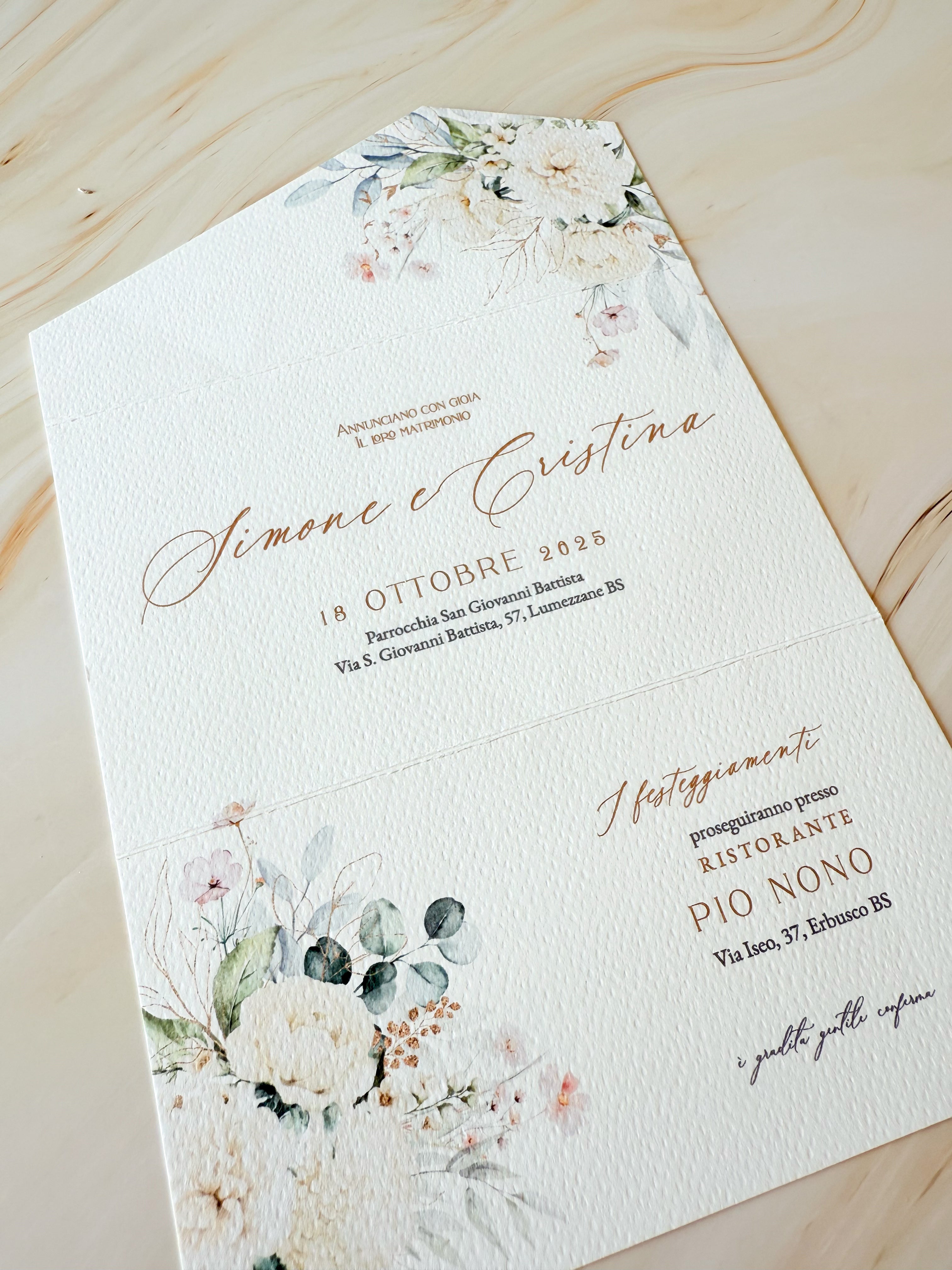 Blossom Lullaby - Partecipazioni di matrimonio