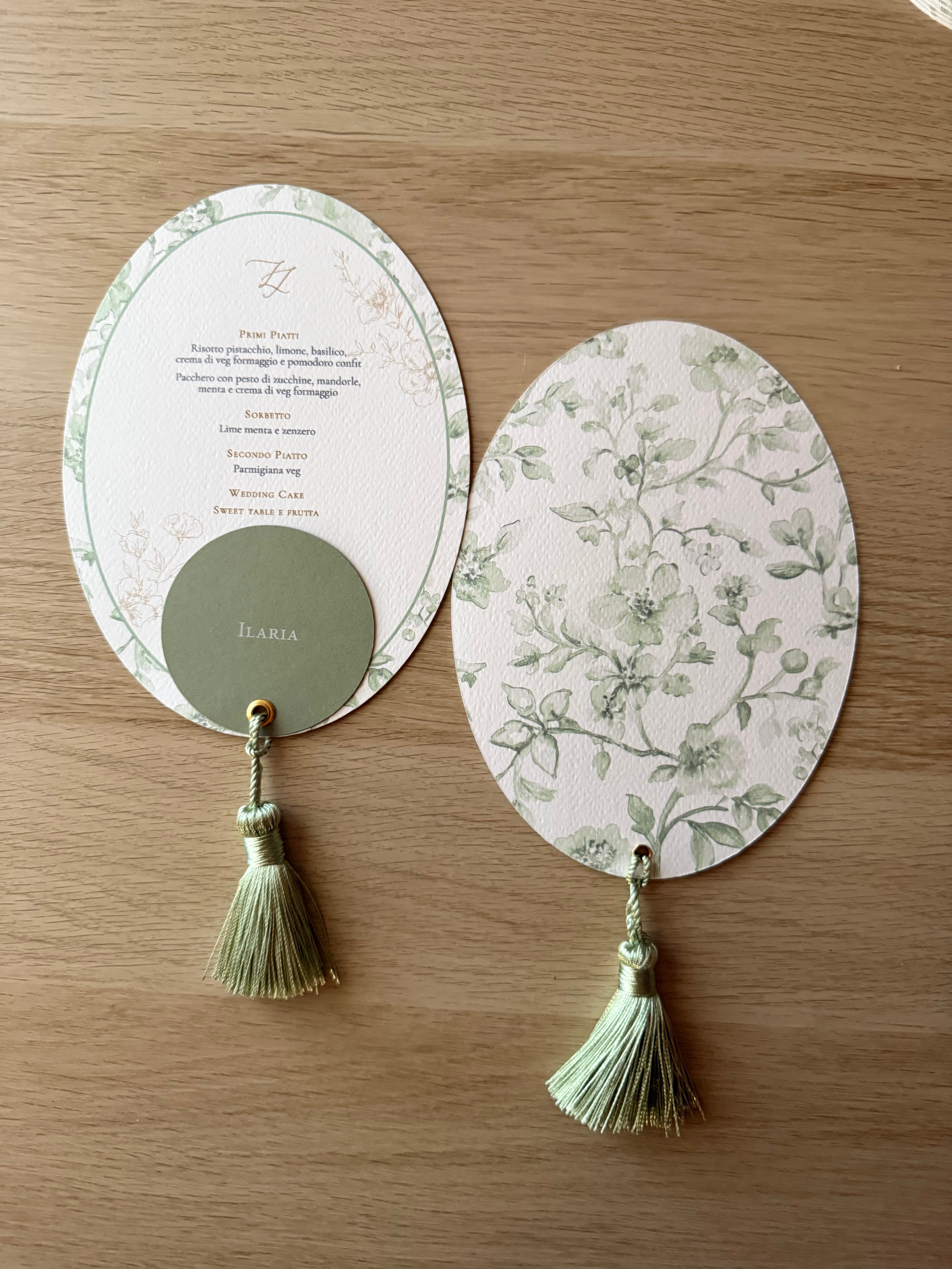 Menù Toile