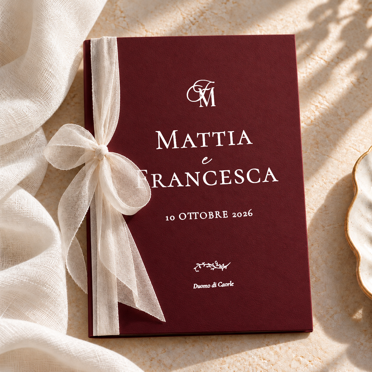 Libretto cerimonia Borgogna Materica